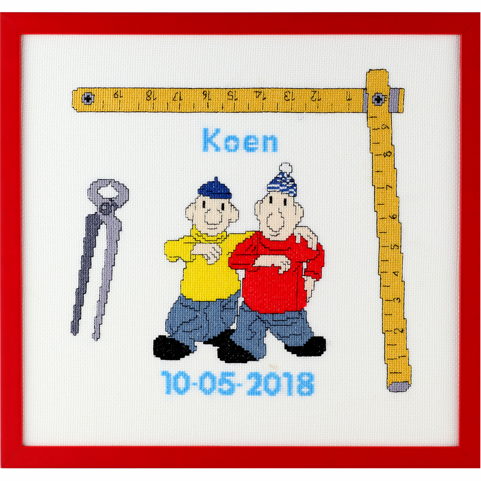 Pako 274.035 Borduurpakket telpatroon aïda Geboorte Tegel Buurman & 37 x 35 cm - PAKKET