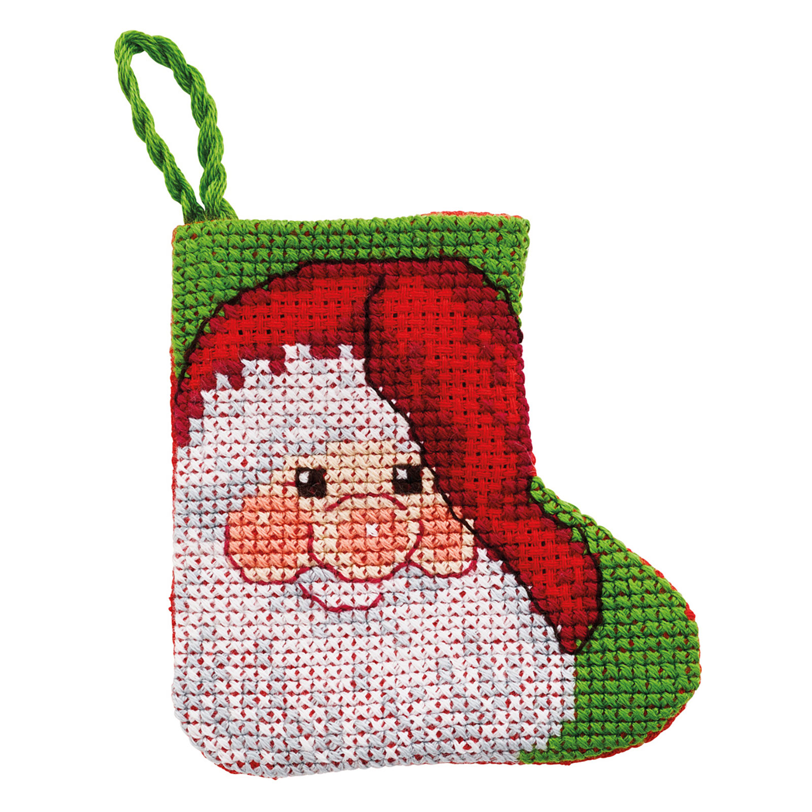 Permin 01-2245 Borduurpakket Kerstman 7x7cm - STUK