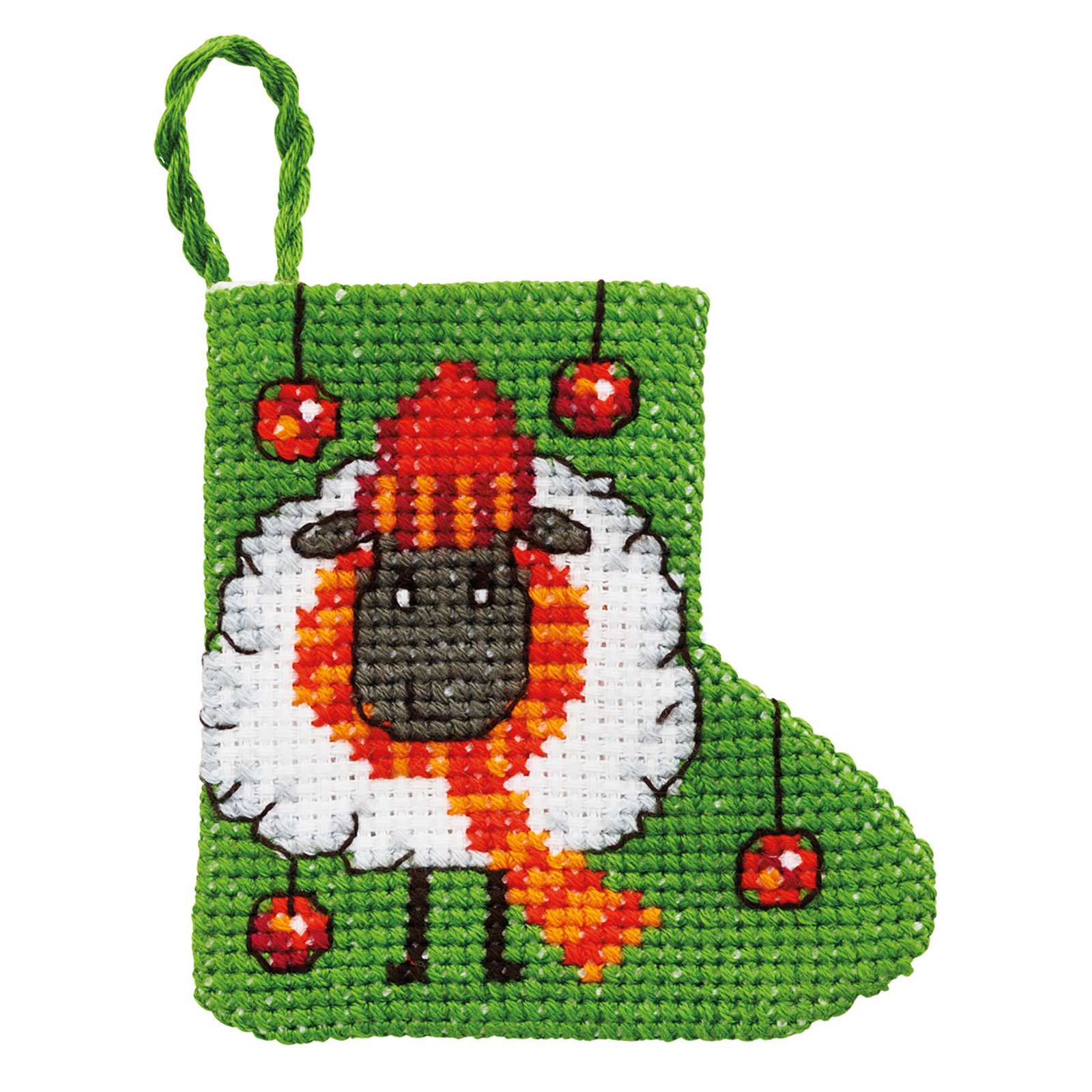 Permin 01-2247 Borduurpakket Schapen 7x7cm - STUK