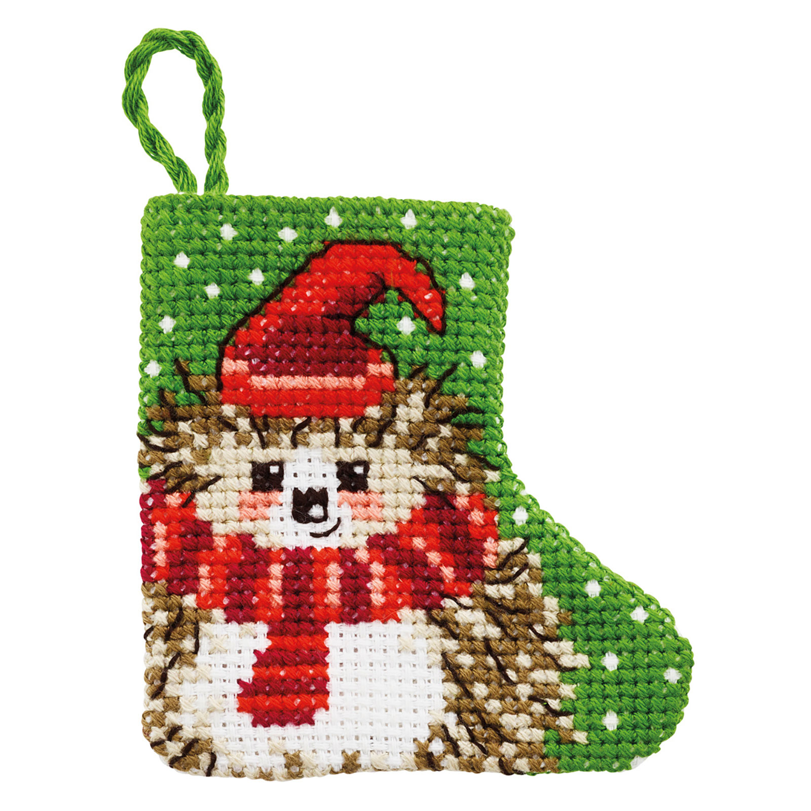 Permin 01-2249 Borduurpakket Egel 7x7cm - STUK