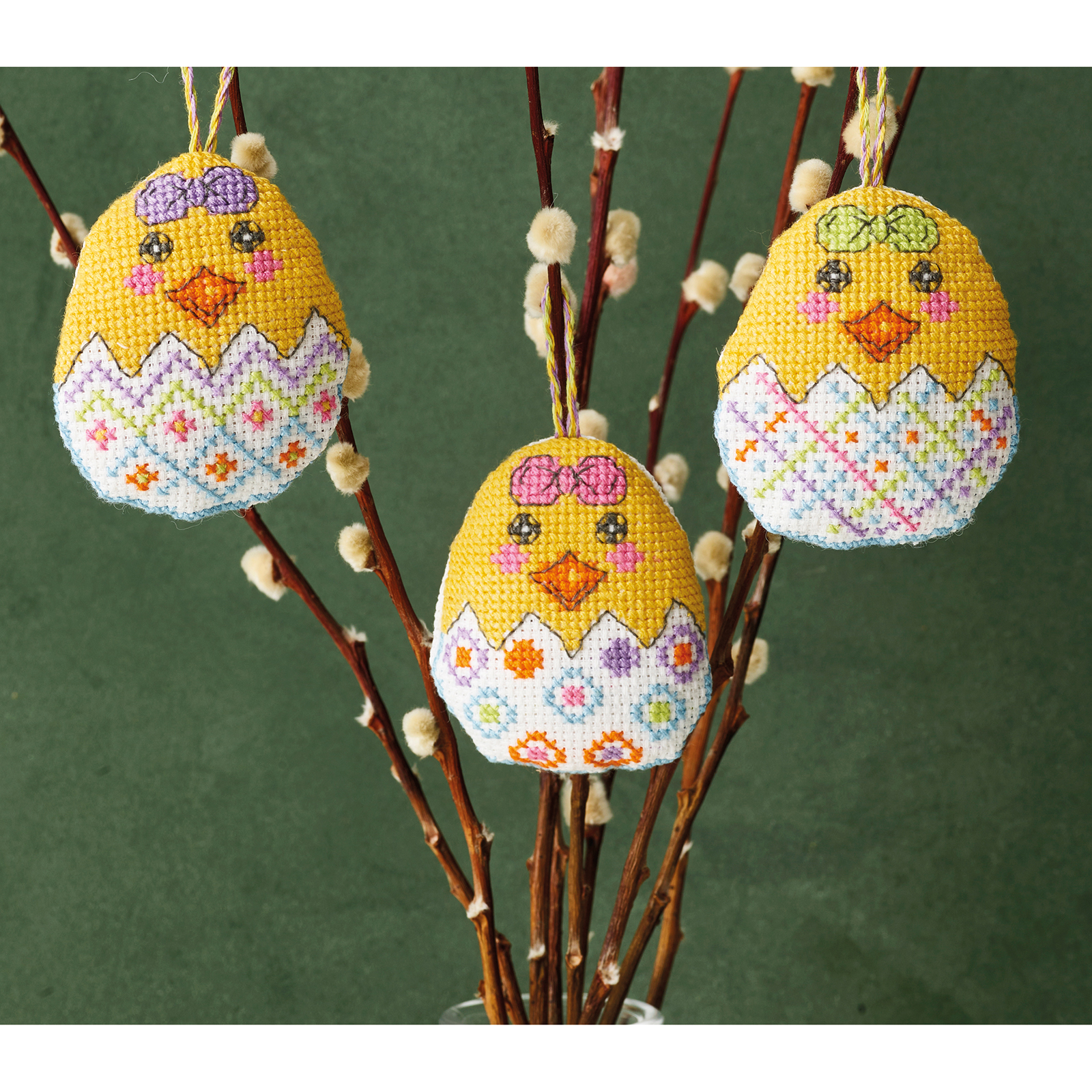 Permin 01-3445 Paasei 3 stuks 6x7cm - STUK