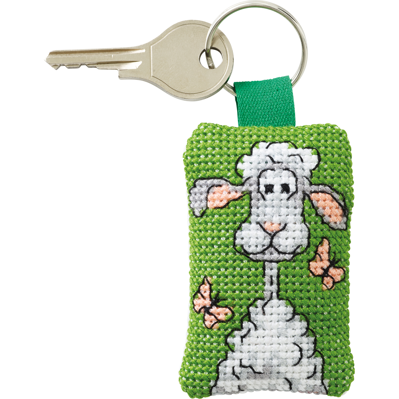 Permin 11-5150 Borduurpakket Wit schaap 5x7cm - STUK