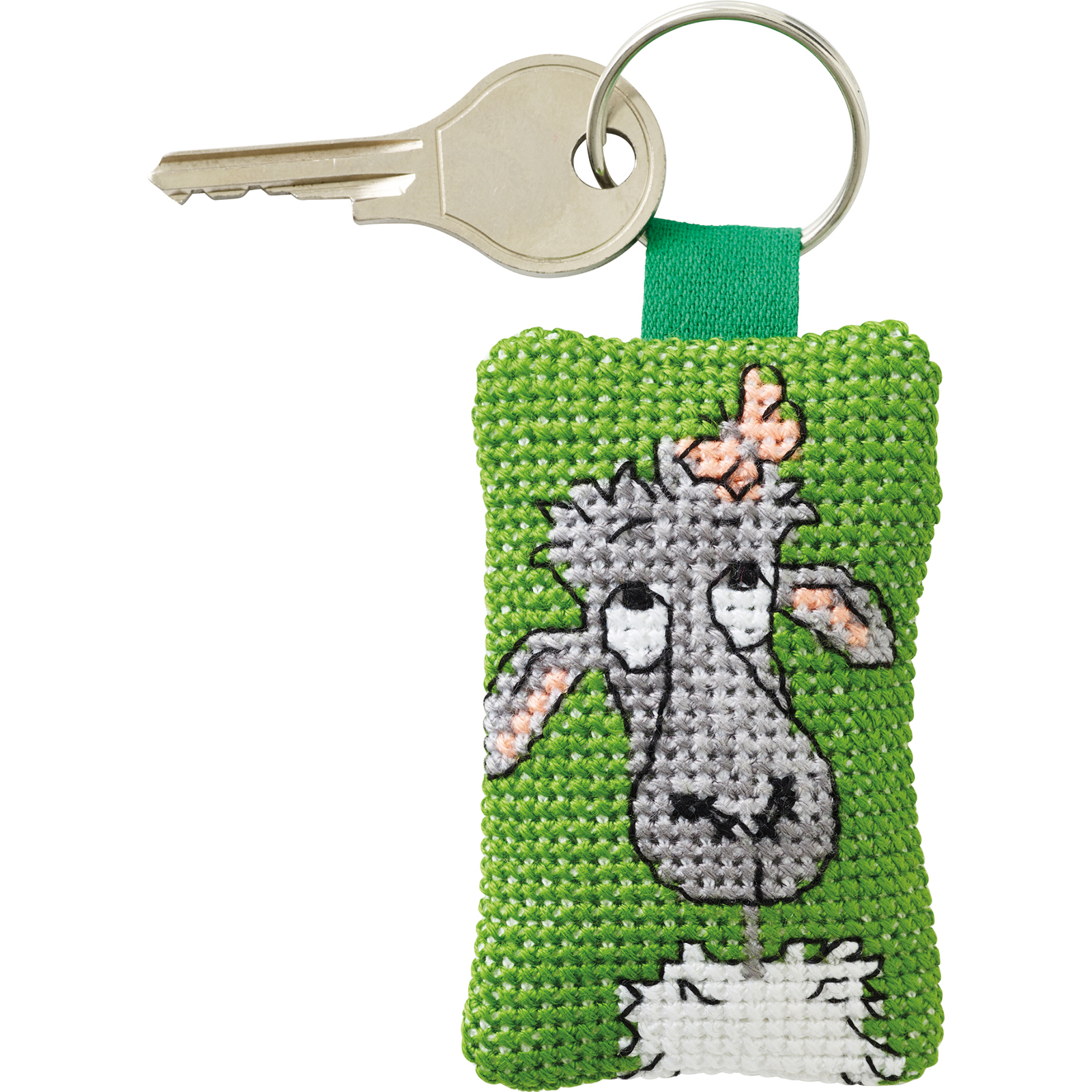 Permin 11-5151 Borduurpakket Grijs schaap 5x7cm - STUK