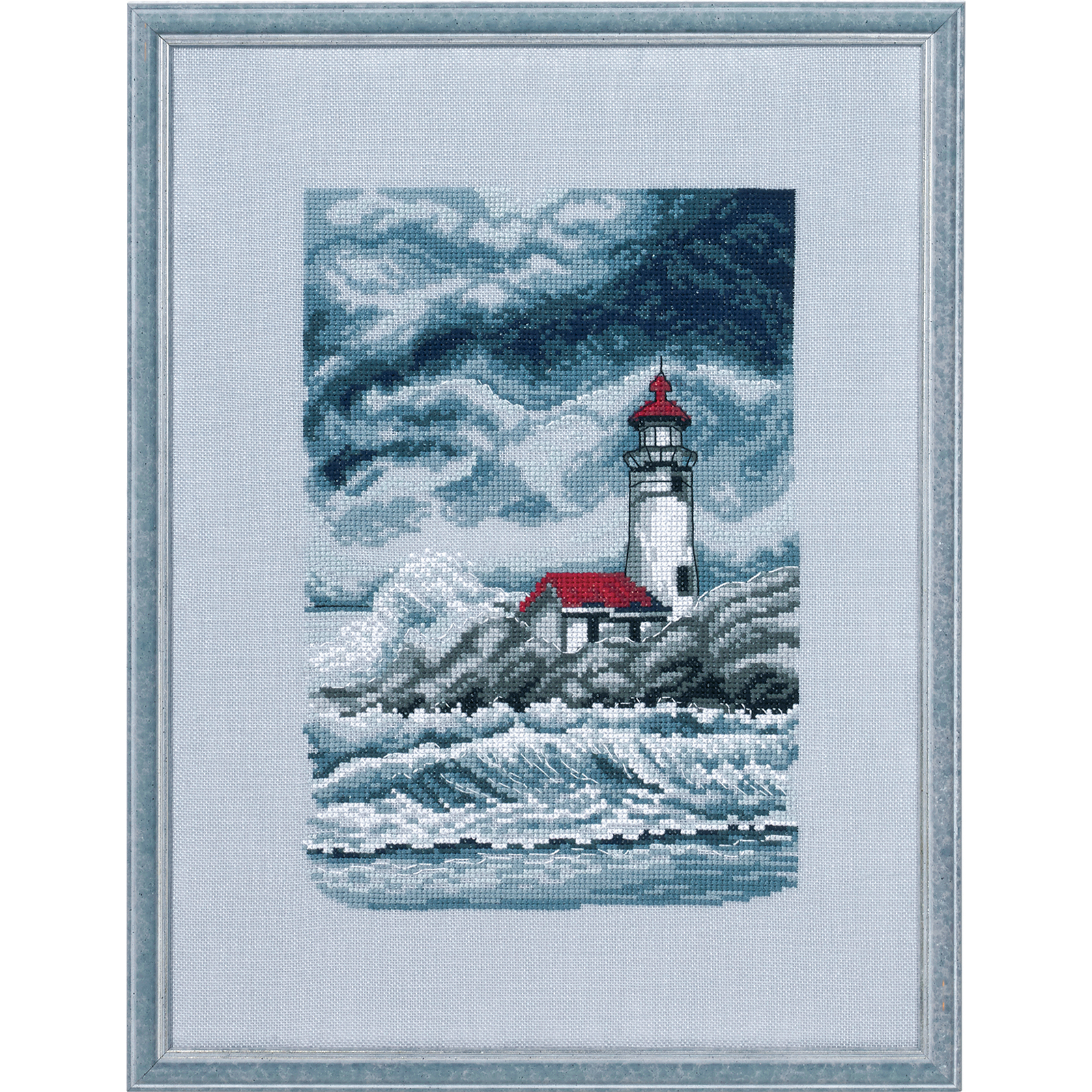 Permin 12-0166 Borduurpakket Lichthuis 26x35 cm - STUK