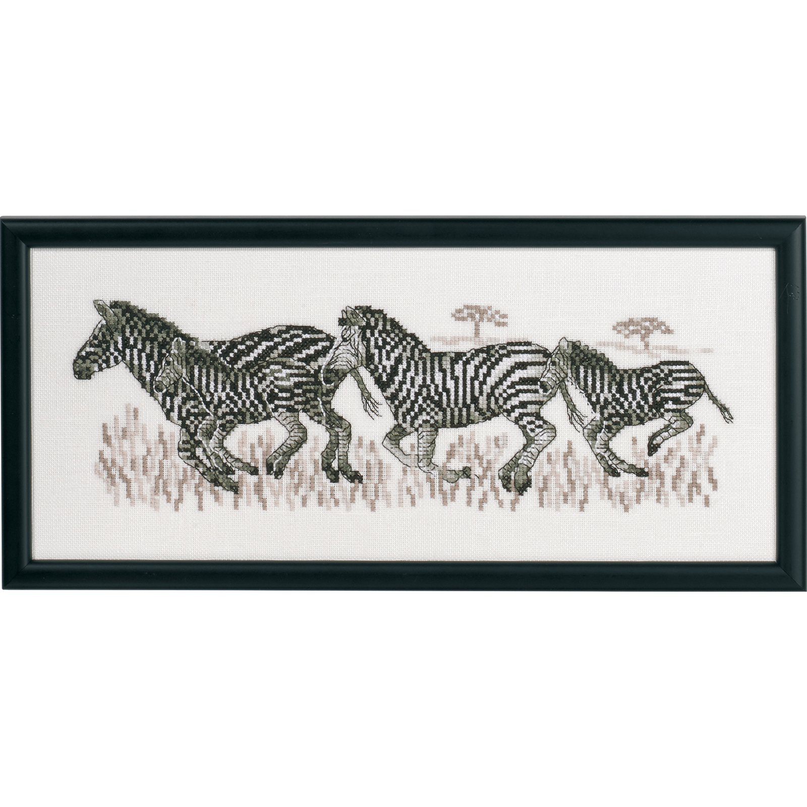 Permin 12-8325 Borduurpakket Zebra 36x15 cm - STUK