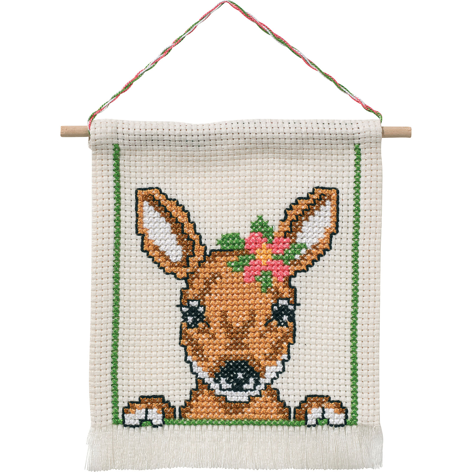 Permin 13-0385 Borduurpakket My First Kit Hert 16x18 cm - STUK