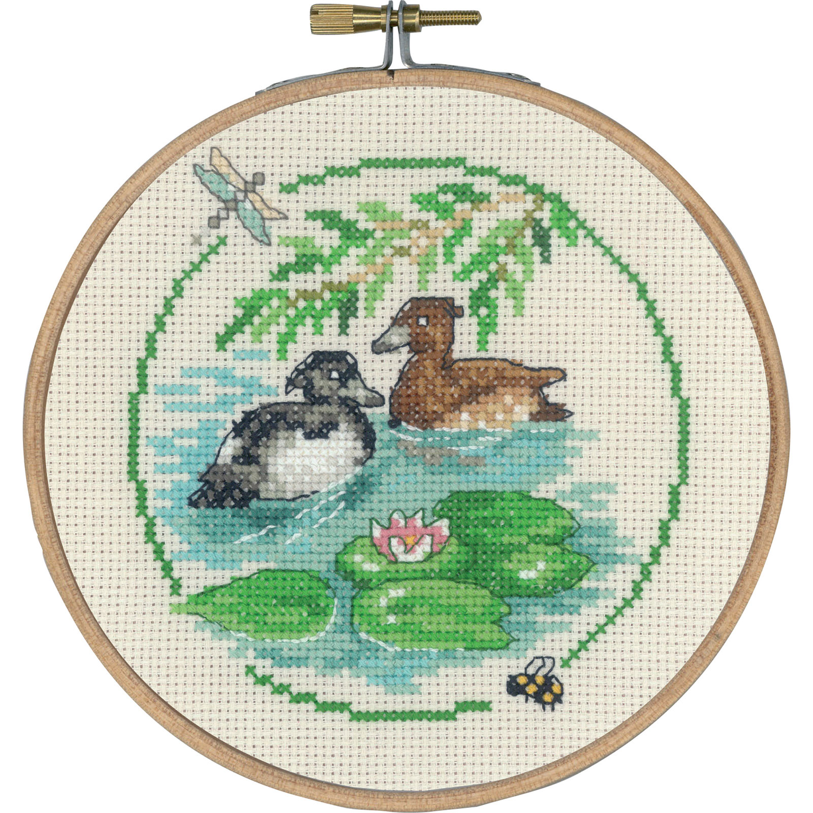 Permin 13-0440 Borduurpakket Aythya fuligula - STUK