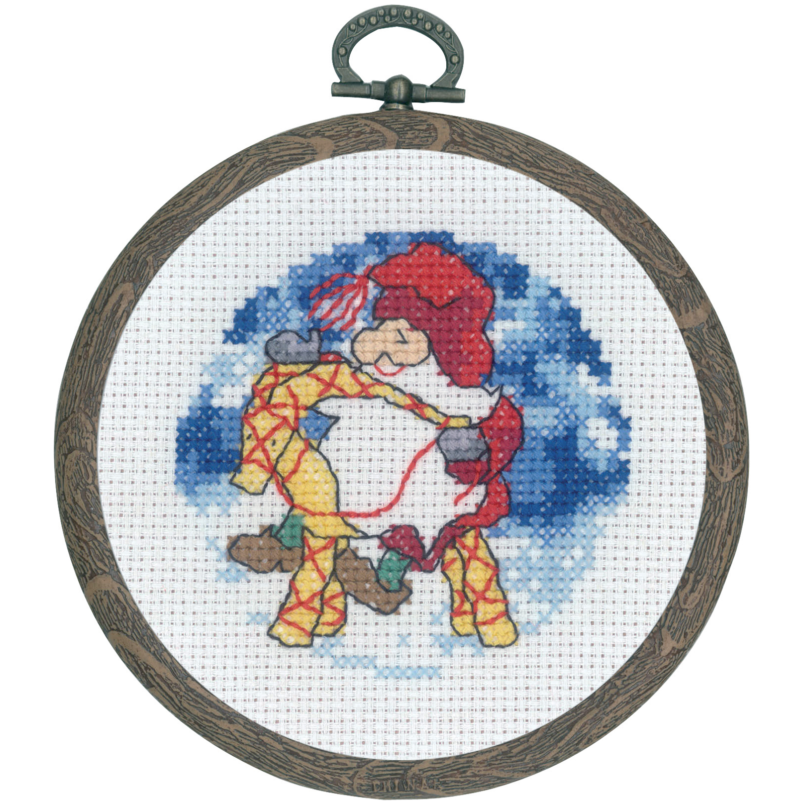 Permin 13-0629 Mini borduurpakket Kerstman - STUK