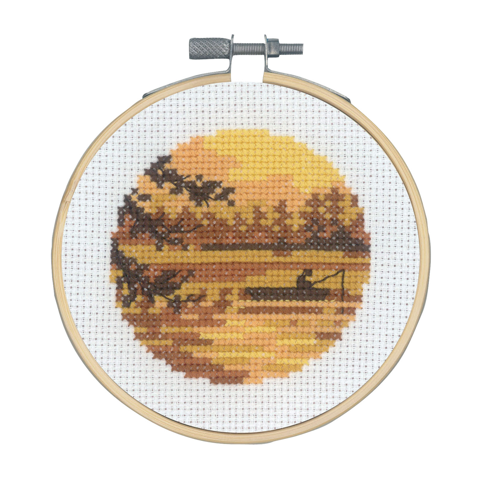 Permin 13-0738 Borduurpakket Vissen in de herfst - STUK