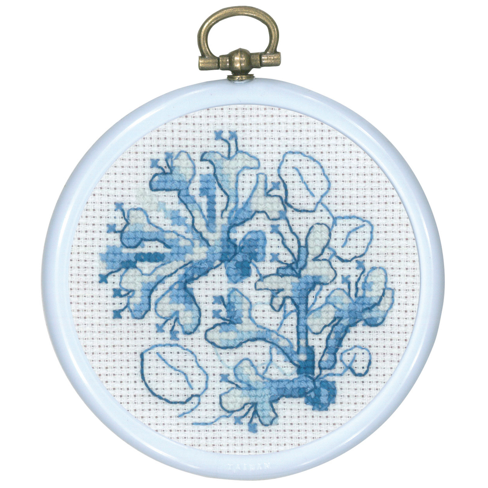 Permin 13-0846 Mini borduurpakket blauw Kaprifol - STUK