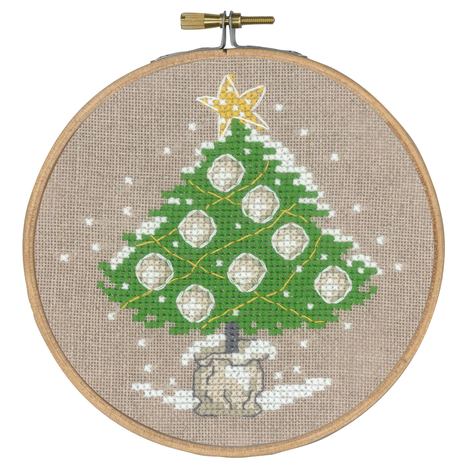 Permin 13-4202 Boom met ornamenten 13 cm rond - STUK