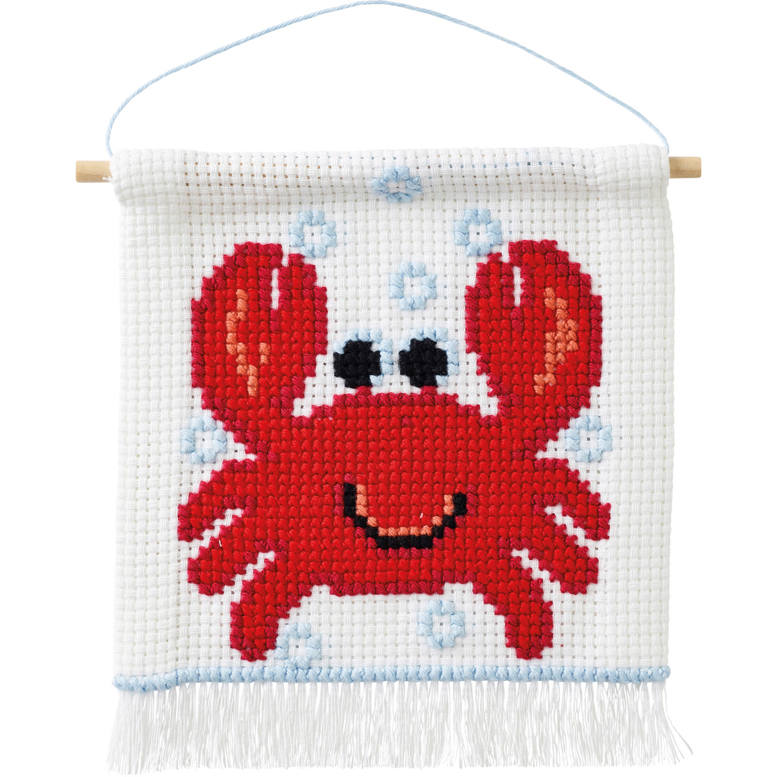 Permin 13-4490 Borduurpakket Krab 16x18cm - STUK