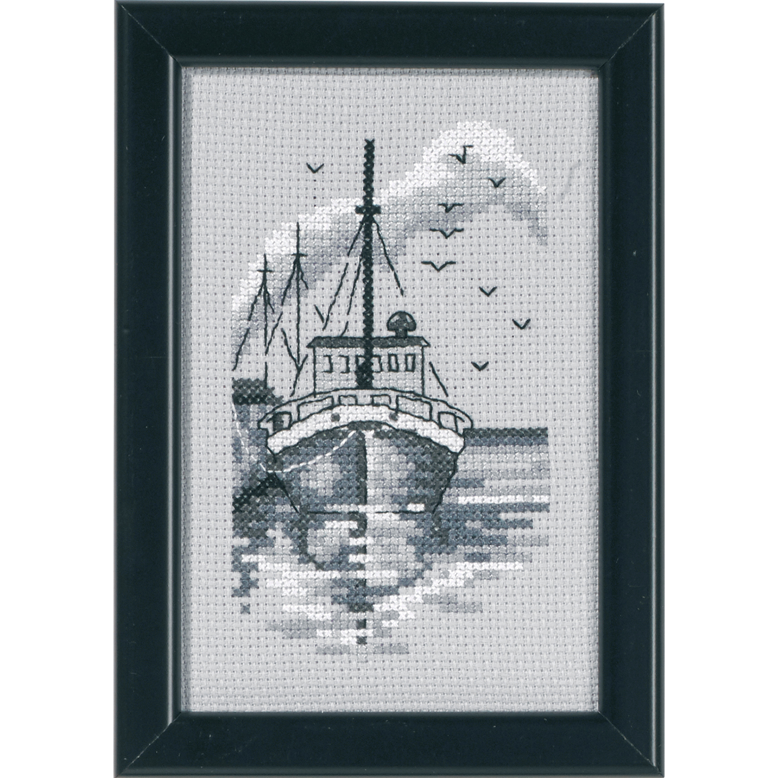 Permin 13-8376 Borduurpakket Trawler 5x14 cm - STUK