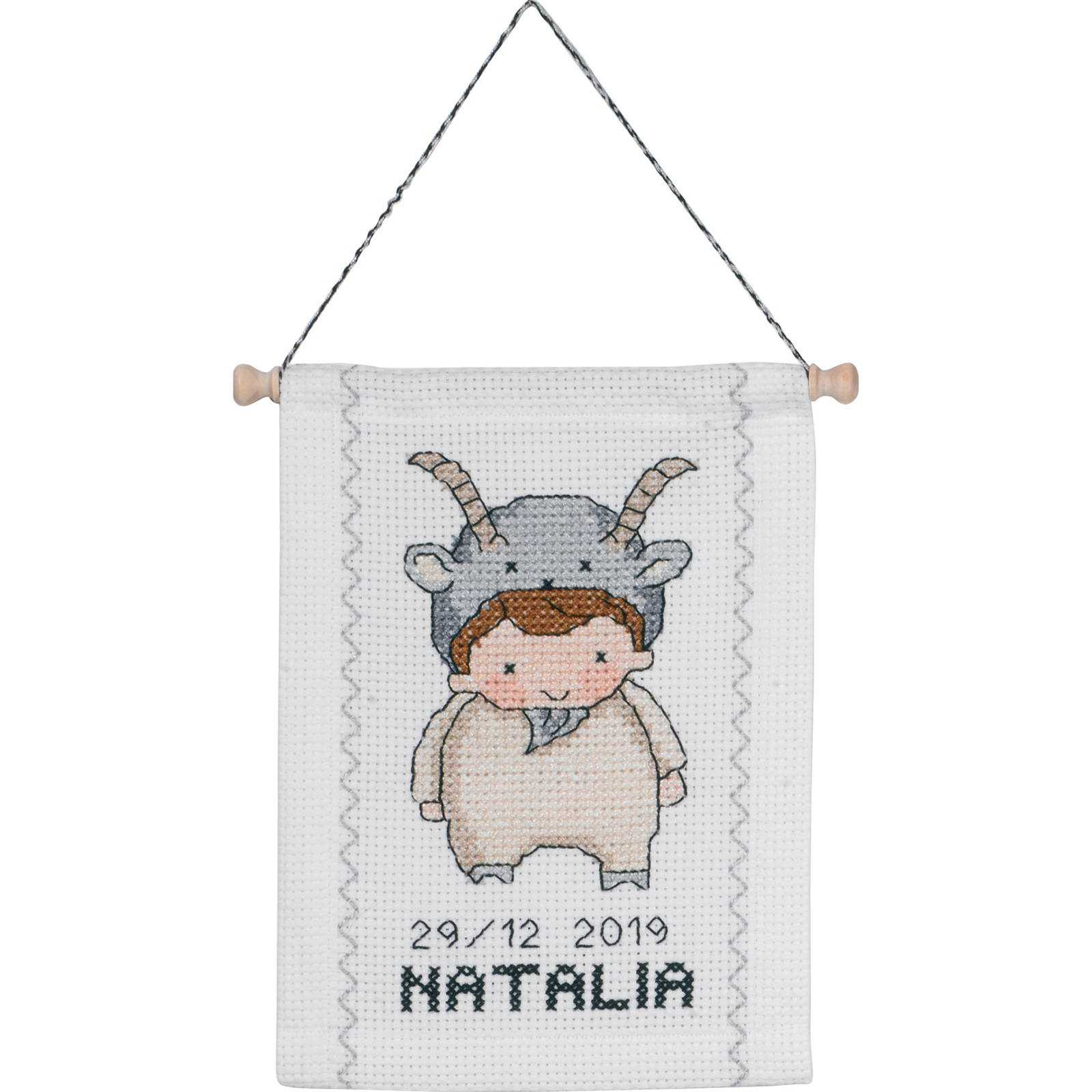 Permin 13-8810 Borduurpakket Steenbok 18x25 cm - STUK