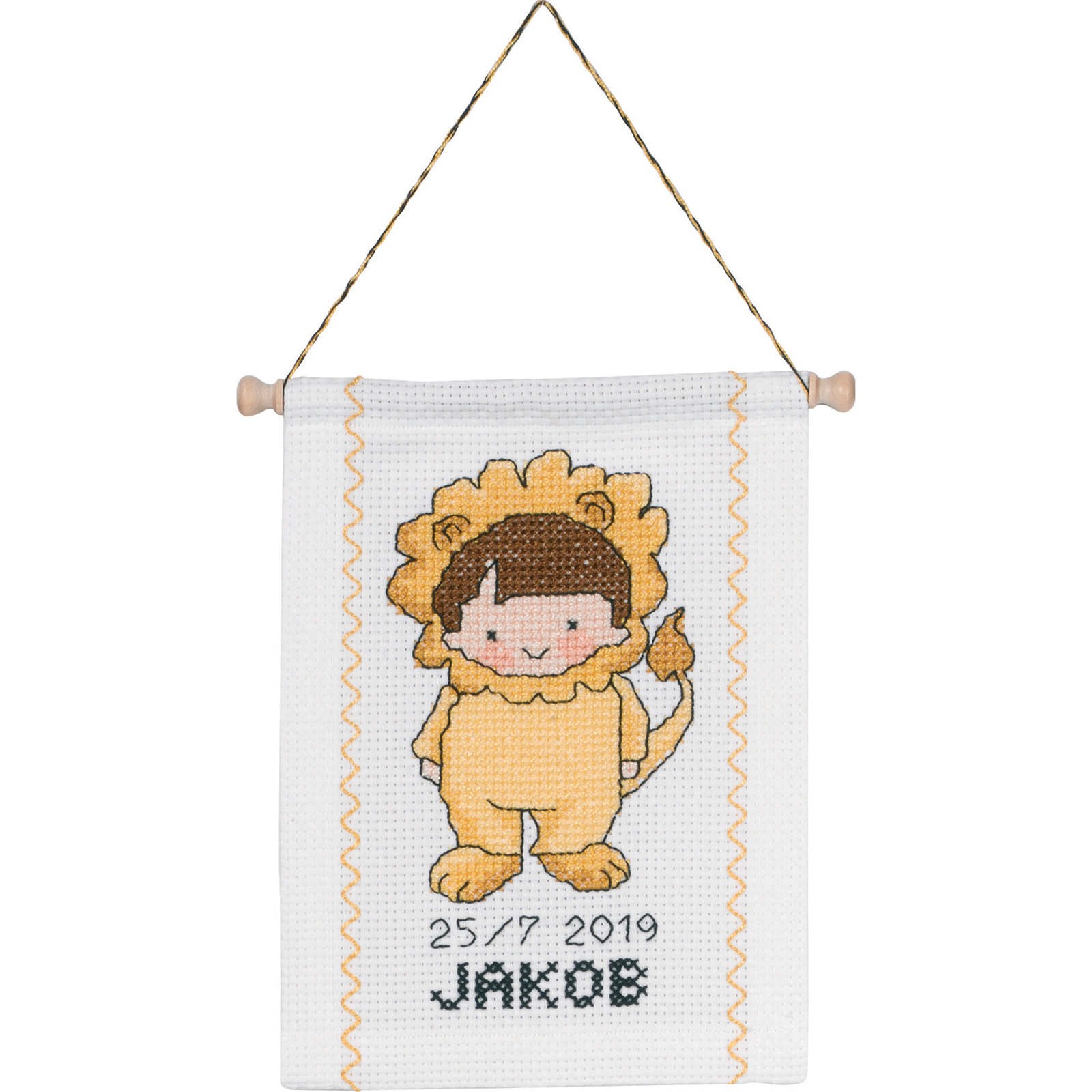 Permin 13-8817 Borduurpakket Leo 18x25 cm - STUK