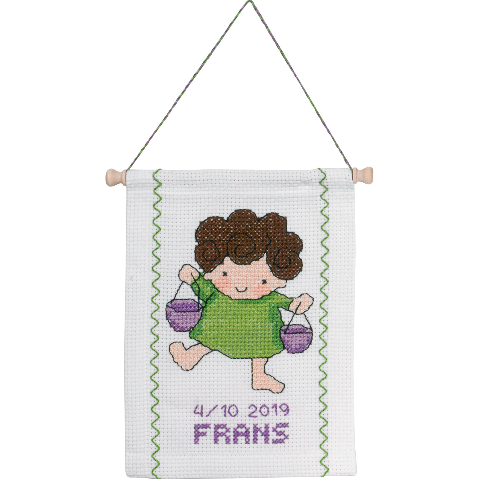 Permin 13-8819 Borduurpakket Weegschaal 18x25 cm - STUK