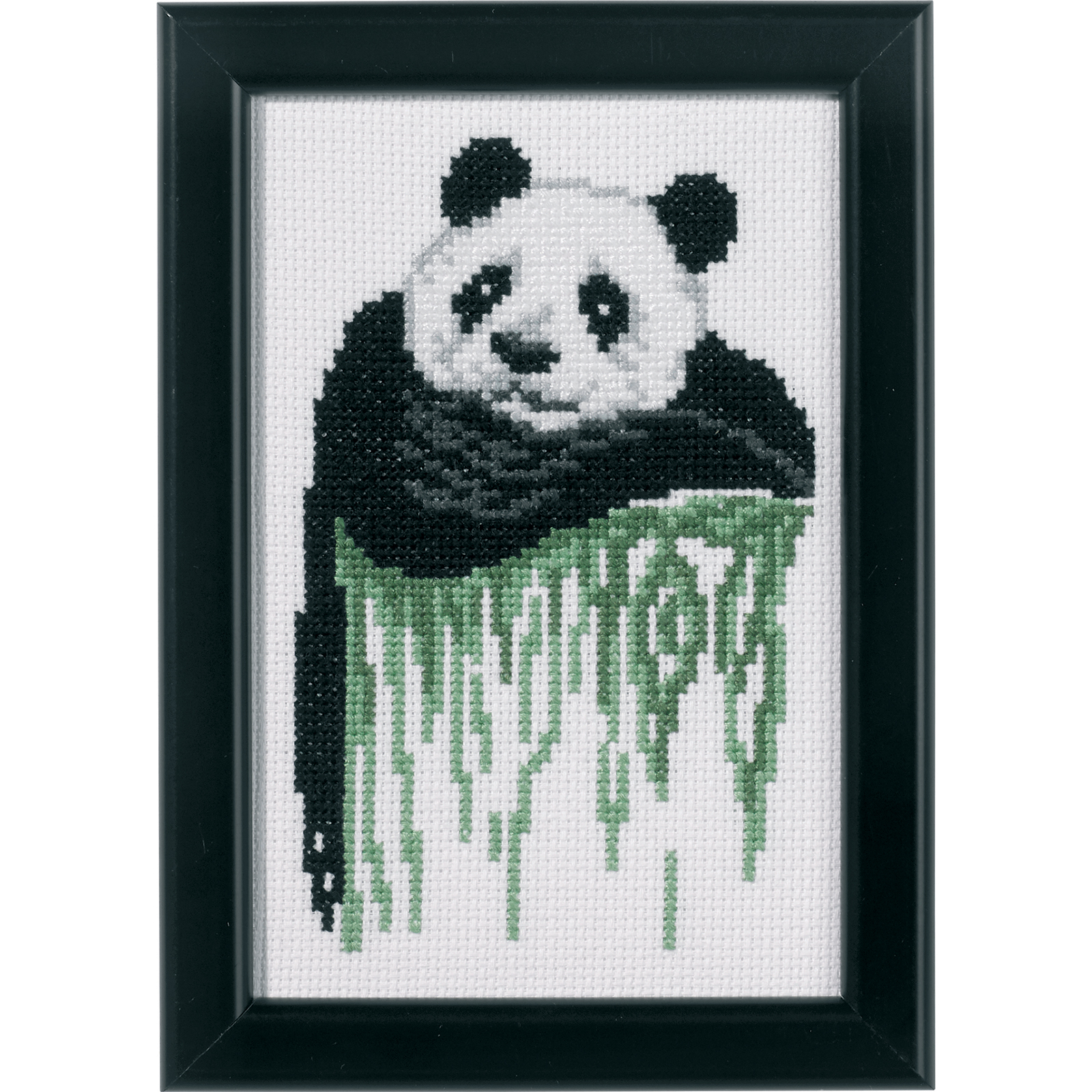 Permin 13-9416 Borduurpakket Panda 14x19 cm - STUK