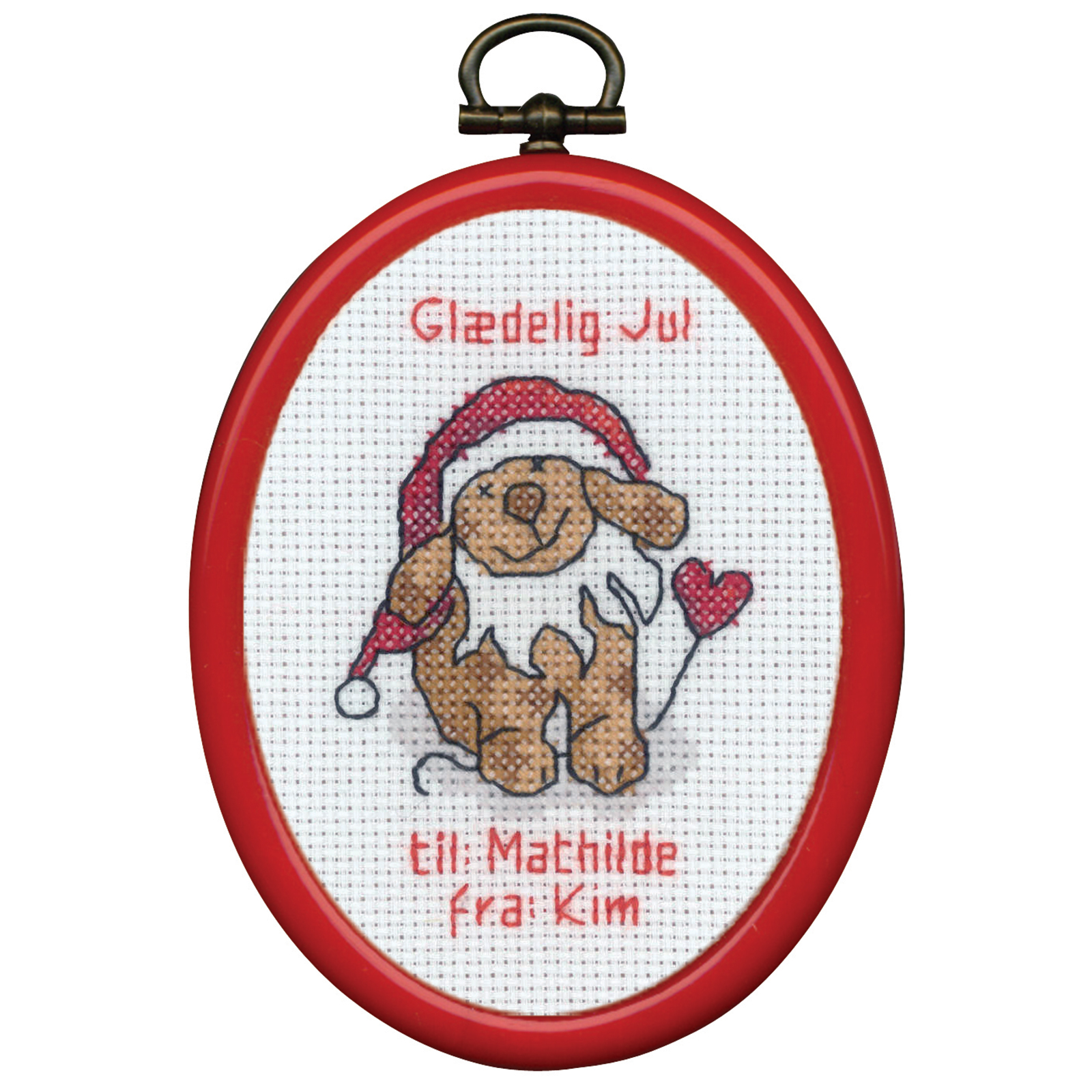 Permin 13-9634 Mini borduurpakket Elf hond 7x9 cm - STUK