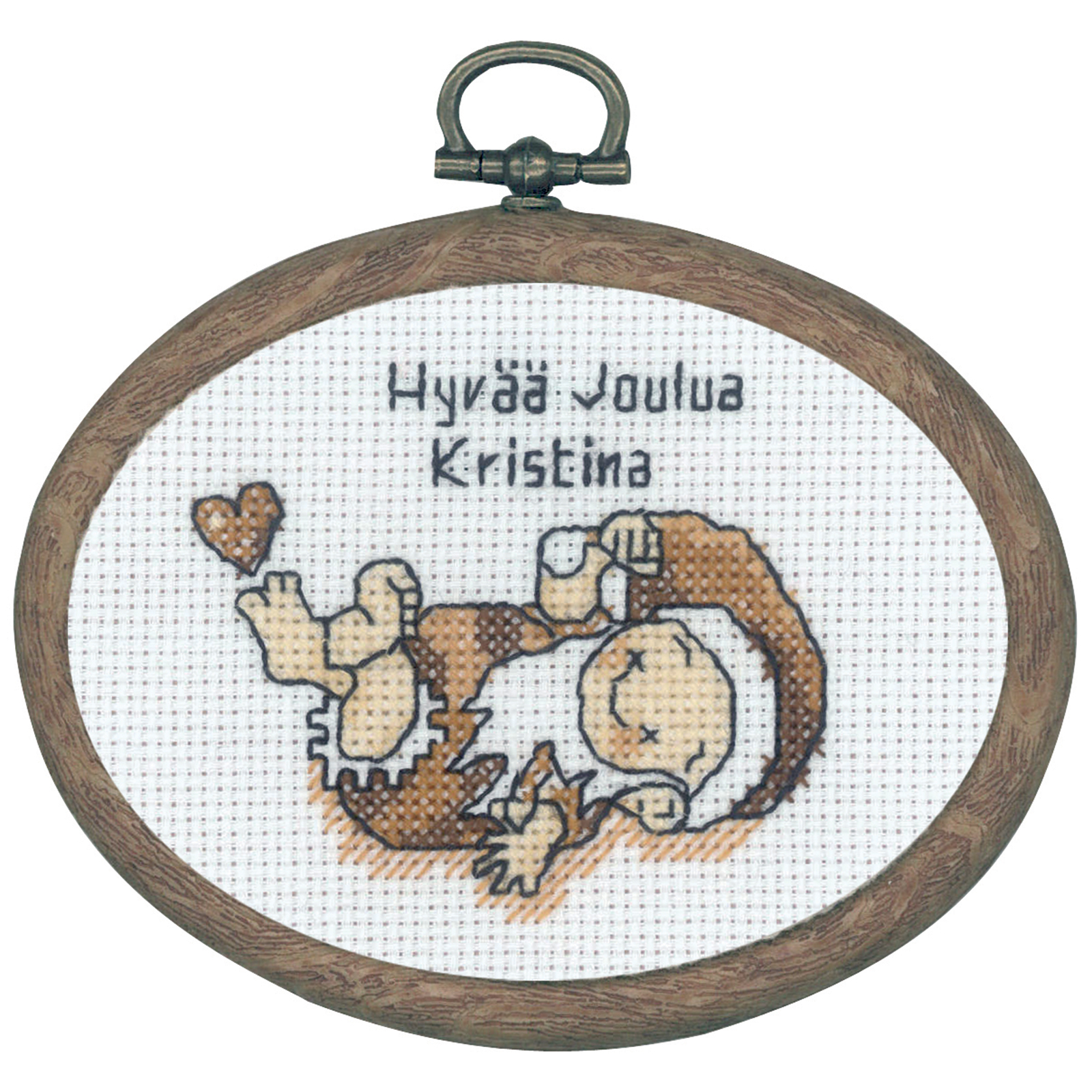 Permin 13-9638 Mini borduurpakket Elf 9x7 cm - STUK