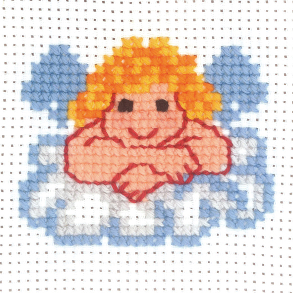 Permin 14-0203 Borduurpakket My First Kit Engel 10x10 cm - STUK