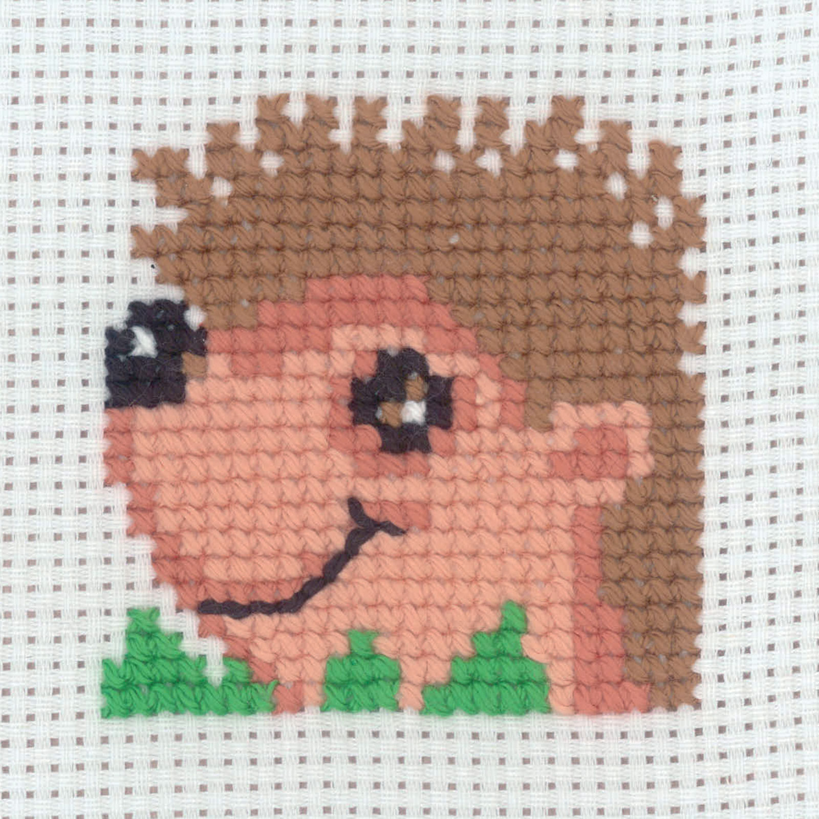 Permin 14-1144 Borduurpakket Egel 13x13 cm - STUK