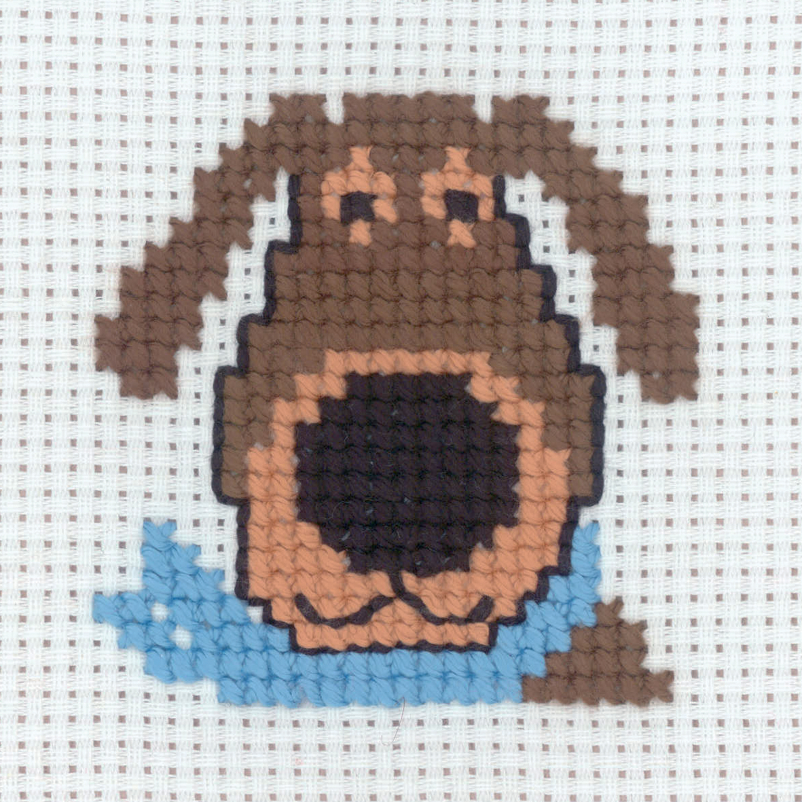 Permin 14-9339 Borduurpakket Hond 8x8 cm - STUK