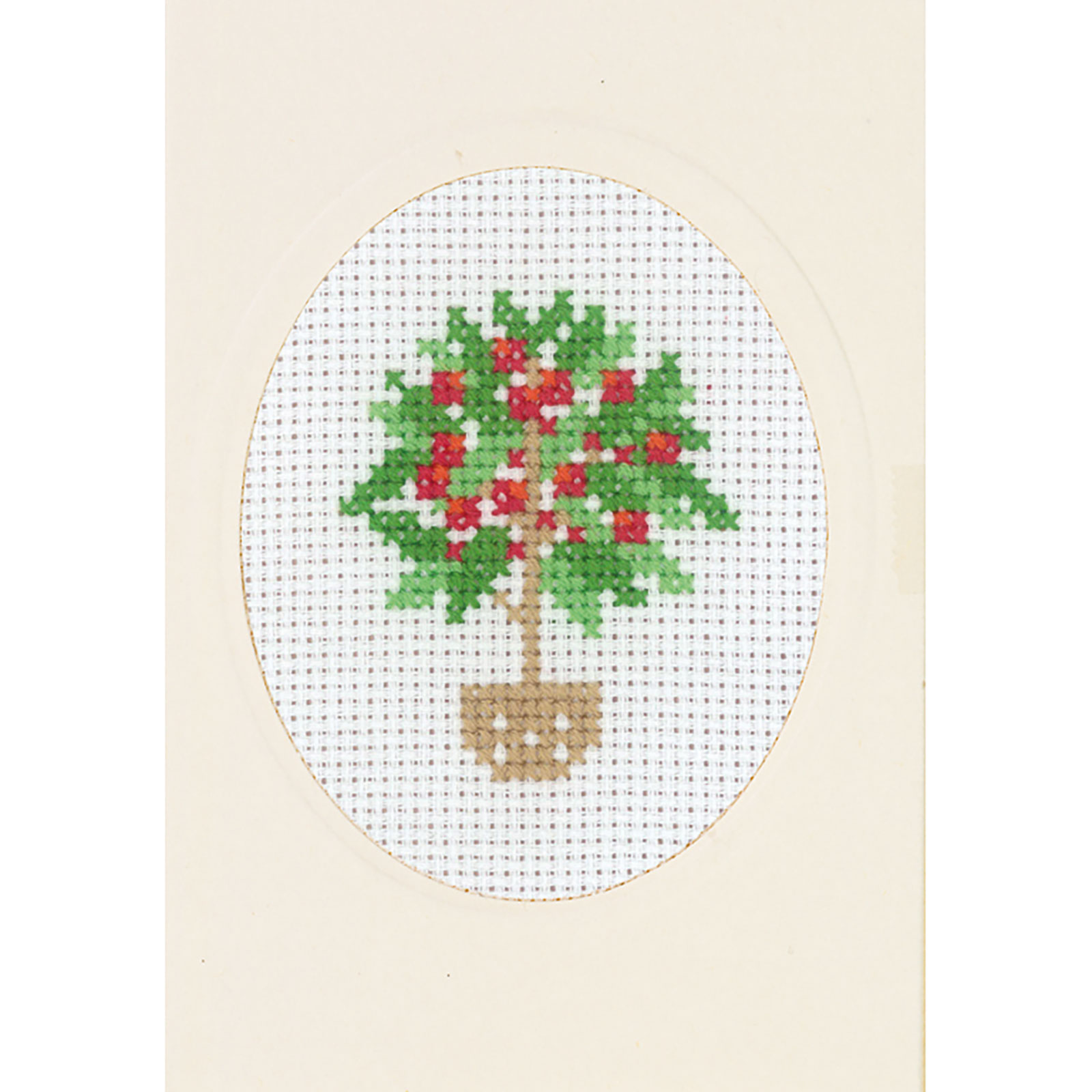 Permin 17-4464 Borduurpakket Kersenboom 9x13cm - STUK