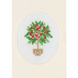 Permin 17-4464 Borduurpakket Kersenboom 9x13cm - STUK