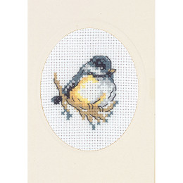 Permin 17-4467 Borduurpakket Muis wit 9x13cm - STUK