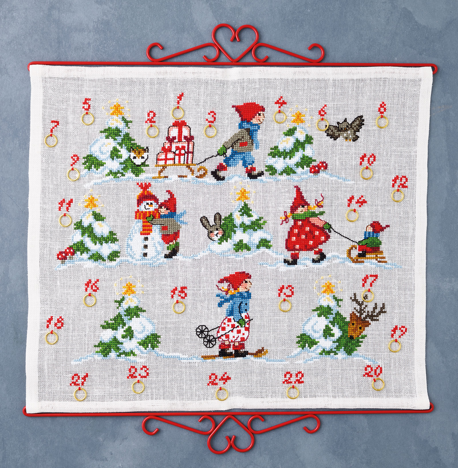 Permin 34-2231 Borduurpakket Kinderen 55x47cm - STUK