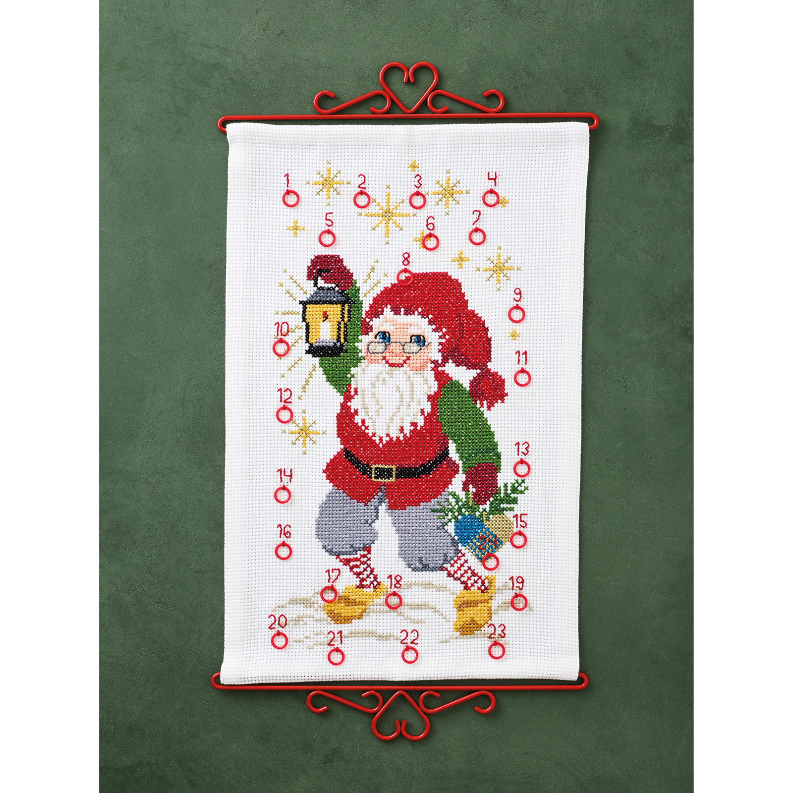 Permin 34-5265 Borduurpakket Kerstelf 32x49cm - STUK