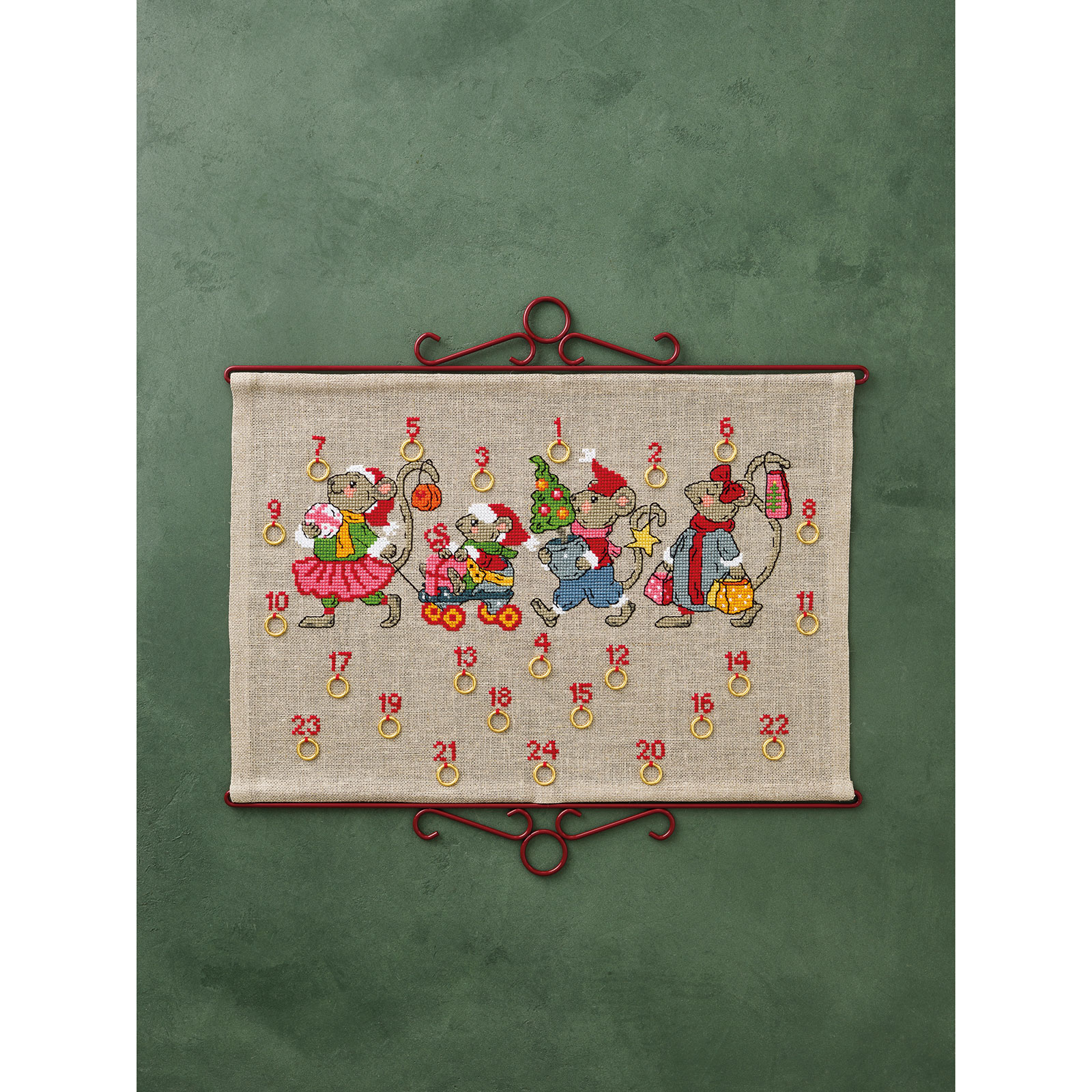 Permin 34-5266 Borduurpakket Muizen 50x34cm - STUK