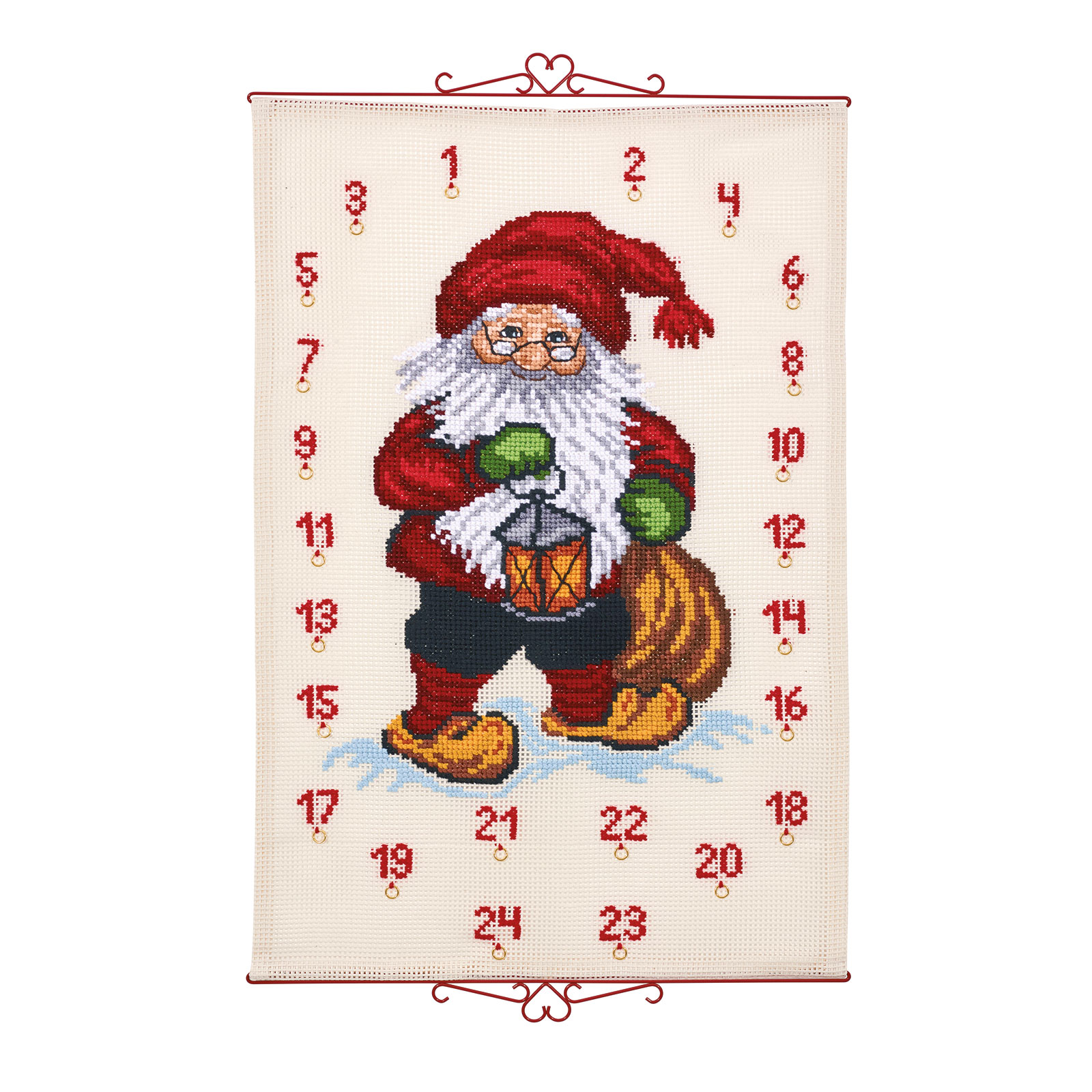 Permin 34-9530 Borduurpakket Kerstman 75x112cm - STUK