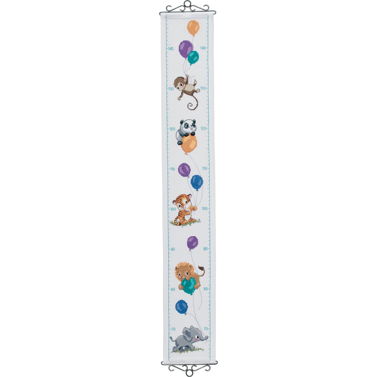 Permin 351738 Borduurpakket Groeimeter met dieren 14x94cm - STUK