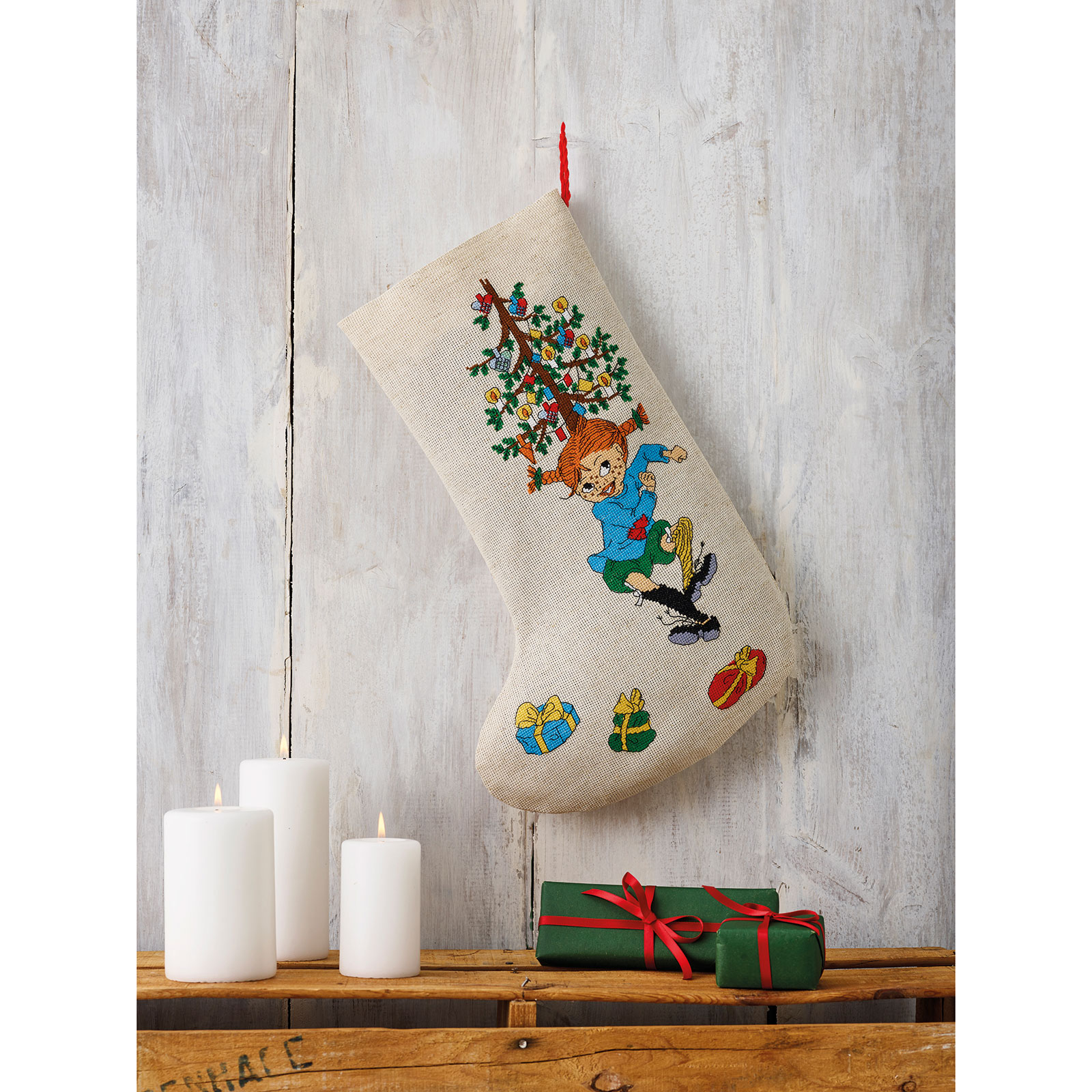 Permin 41-5572 Borduurpakket Pippi - STUK