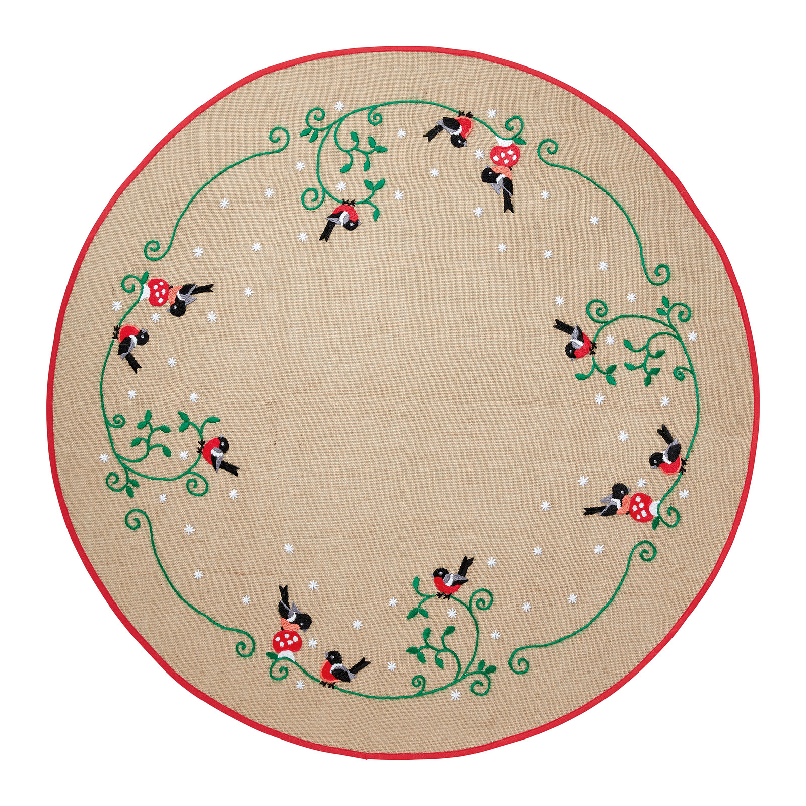 Permin 42-1566 Borduurpakket Koffiepauze 100cm rond - STUK