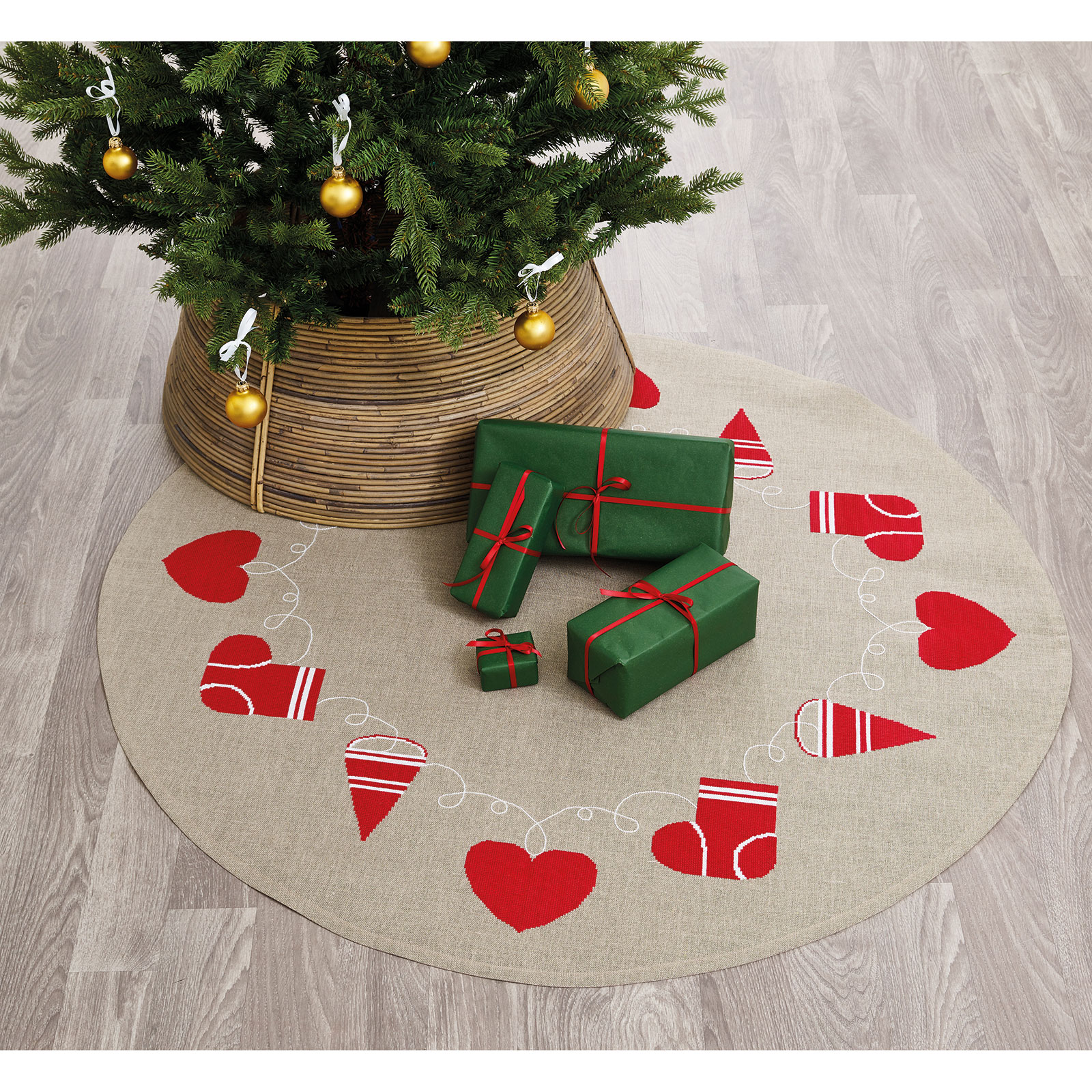 Permin 45-3220 Hartjes 125cm rond - STUK