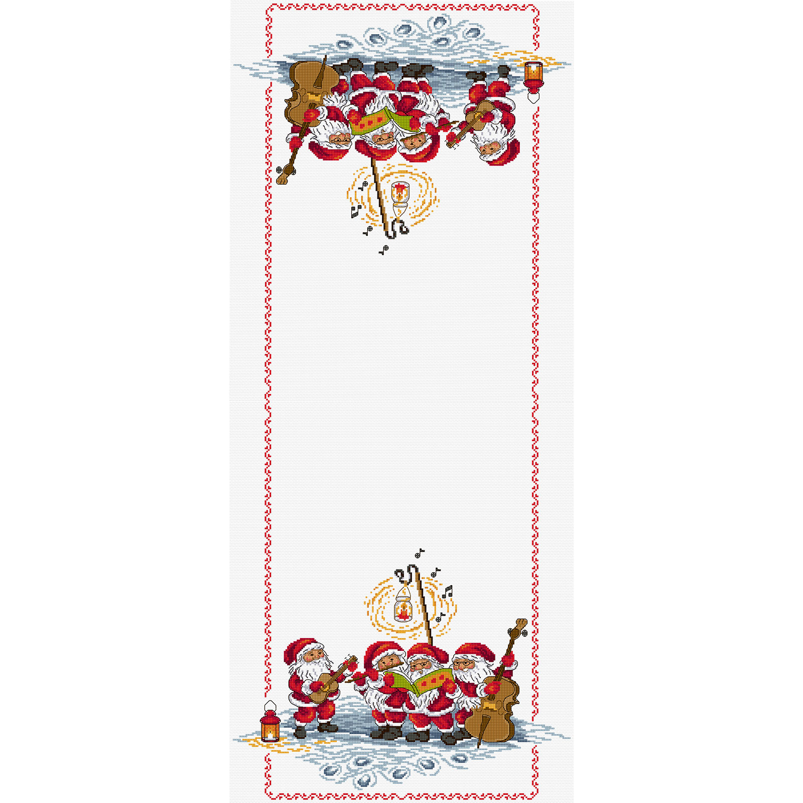 Permin 58-3209 Elf orkest 140x230cm - STUK