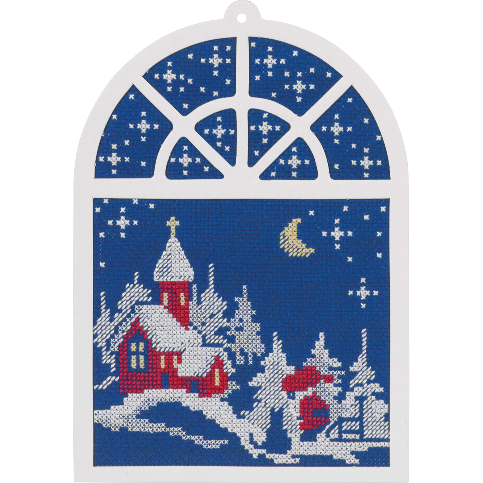 Permin 61-0632 Borduurpakket Picture Kerst 15x20cm 15x20 cm - STUK