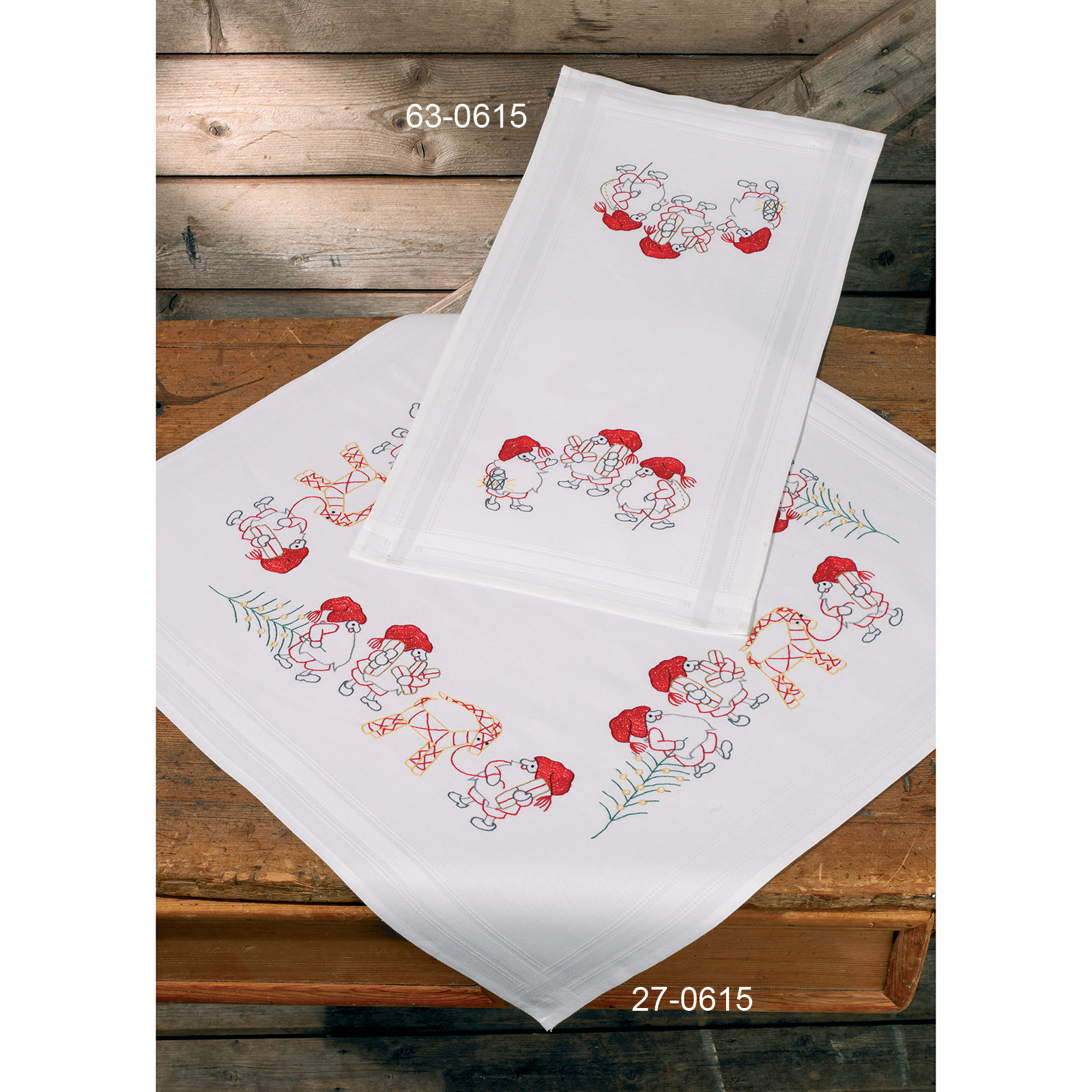 Permin 63-0615 Borduurpakket voorbedrukt Elven vergadering 40x80 cm - STUK