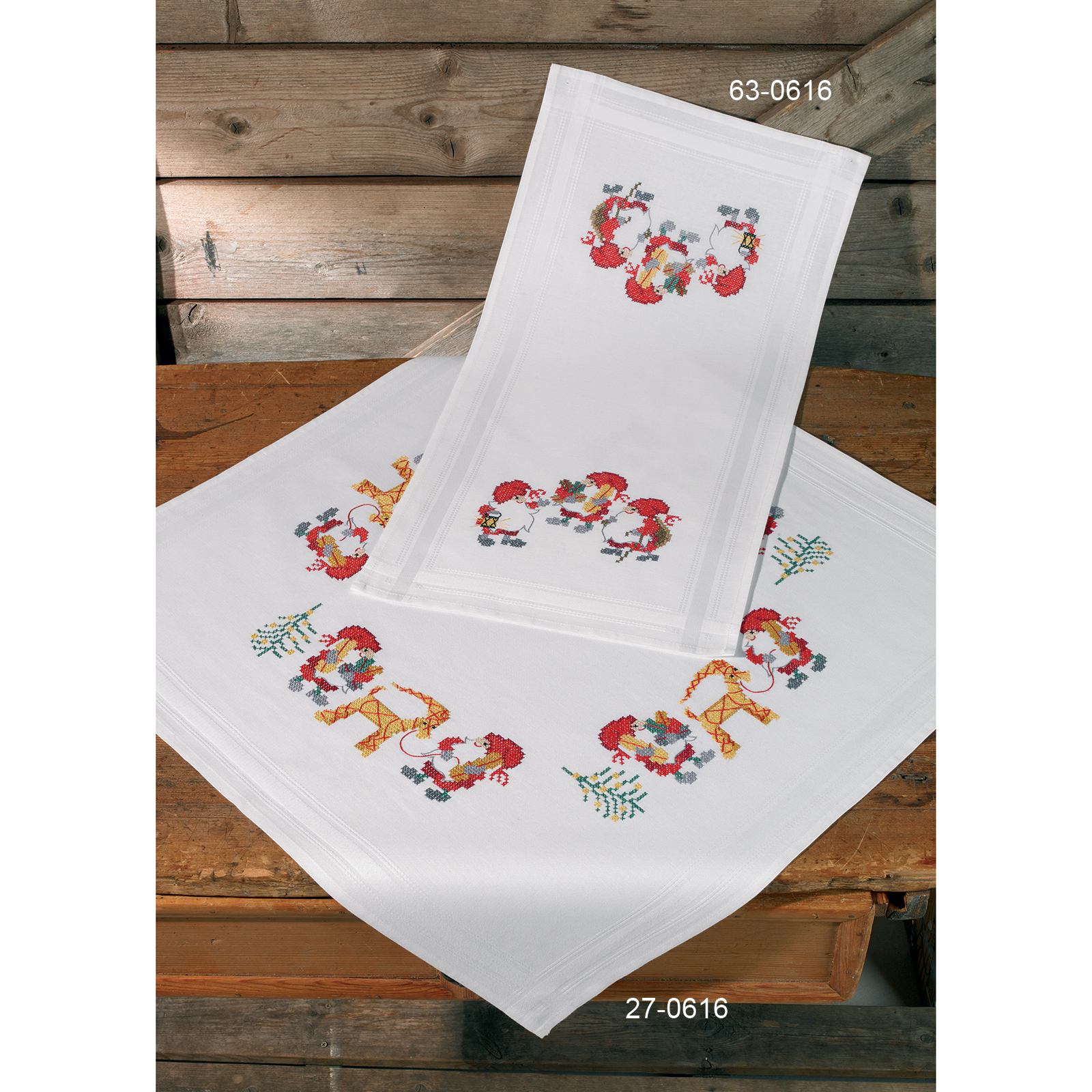 Permin 63-0616 Borduurpakket voorbedrukt Elf collectie 40x80 cm - STUK