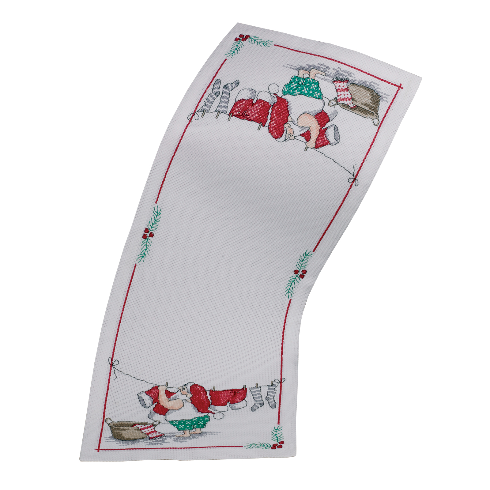 Permin 63-9643 Borduurpakket tafelloper Elf wassen 25x61 cm - STUK