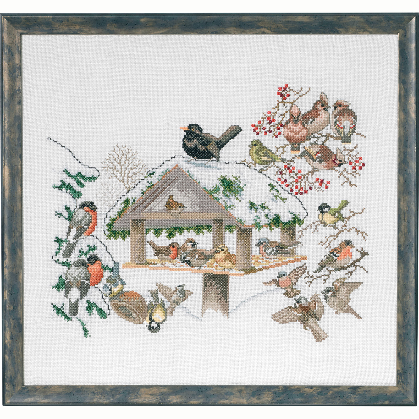 Eva Rosenstand 72-352 Borduurpakket Vogeltable 35x45 cm - STUK