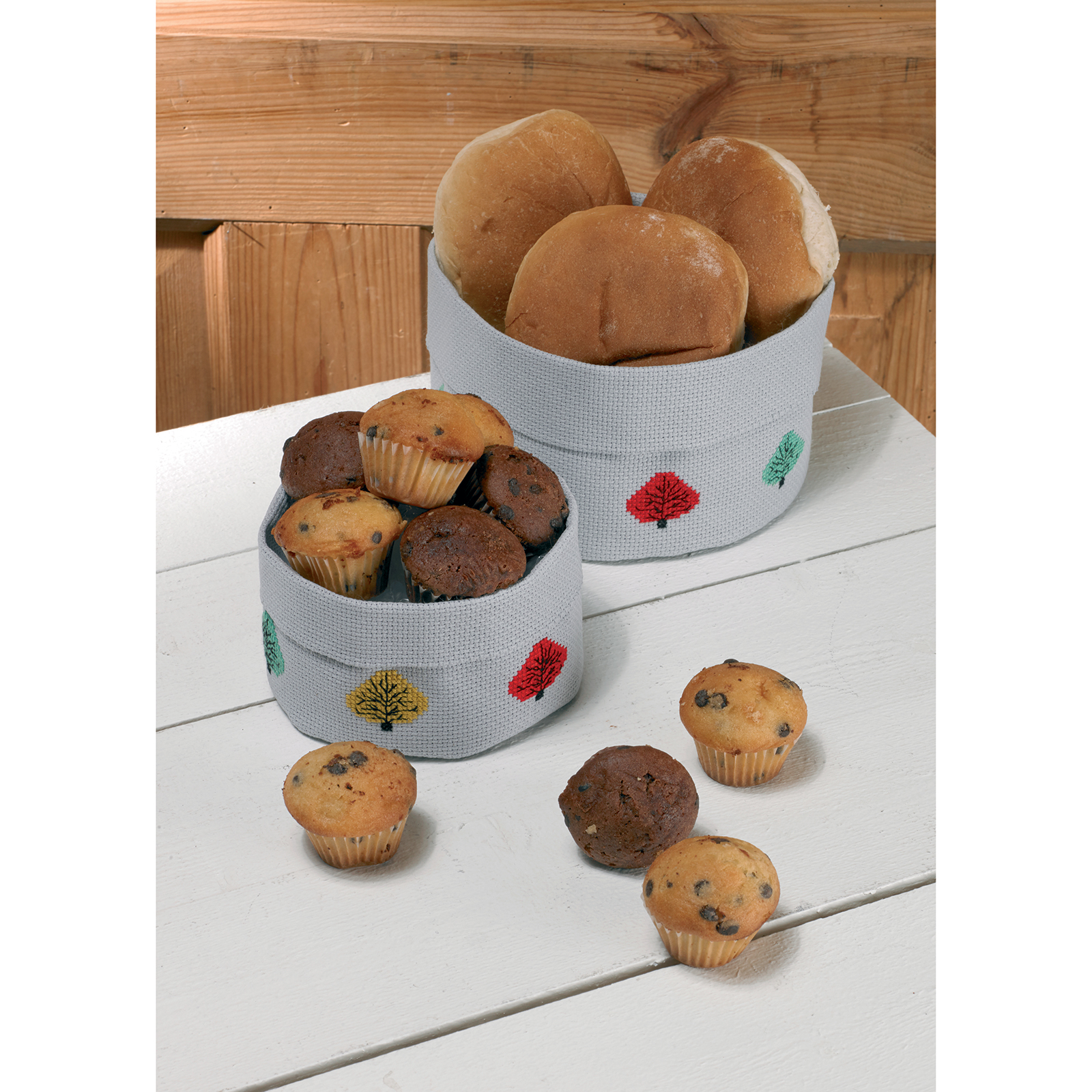 Permin 79-8372 Borduurpakket Kleine mand bomen - STUK