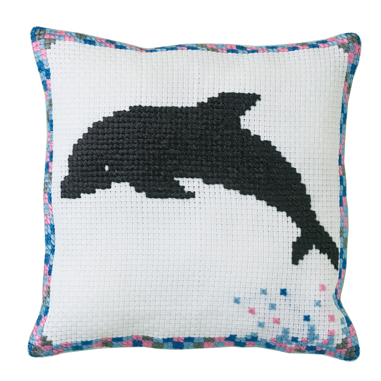 Permin 83-1301 Borduurpakket dolfijn 27x27 cm - STUK