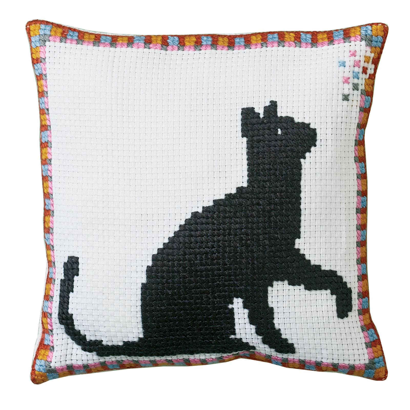 Permin 83-1303 Borduurpakket Kat 27x27 cm - STUK