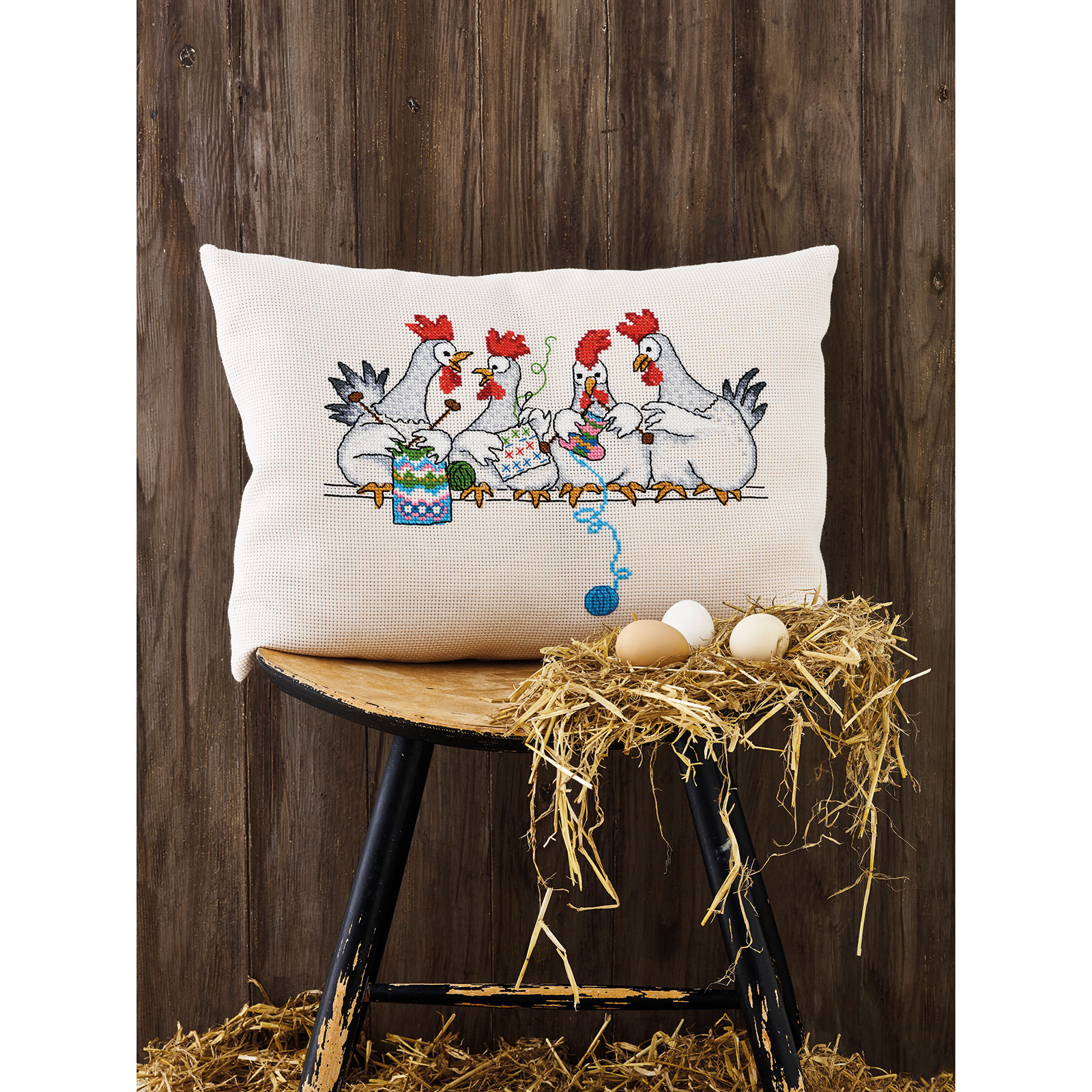 Permin 83-2166 Borduurpakket Kip 58x40cm - STUK