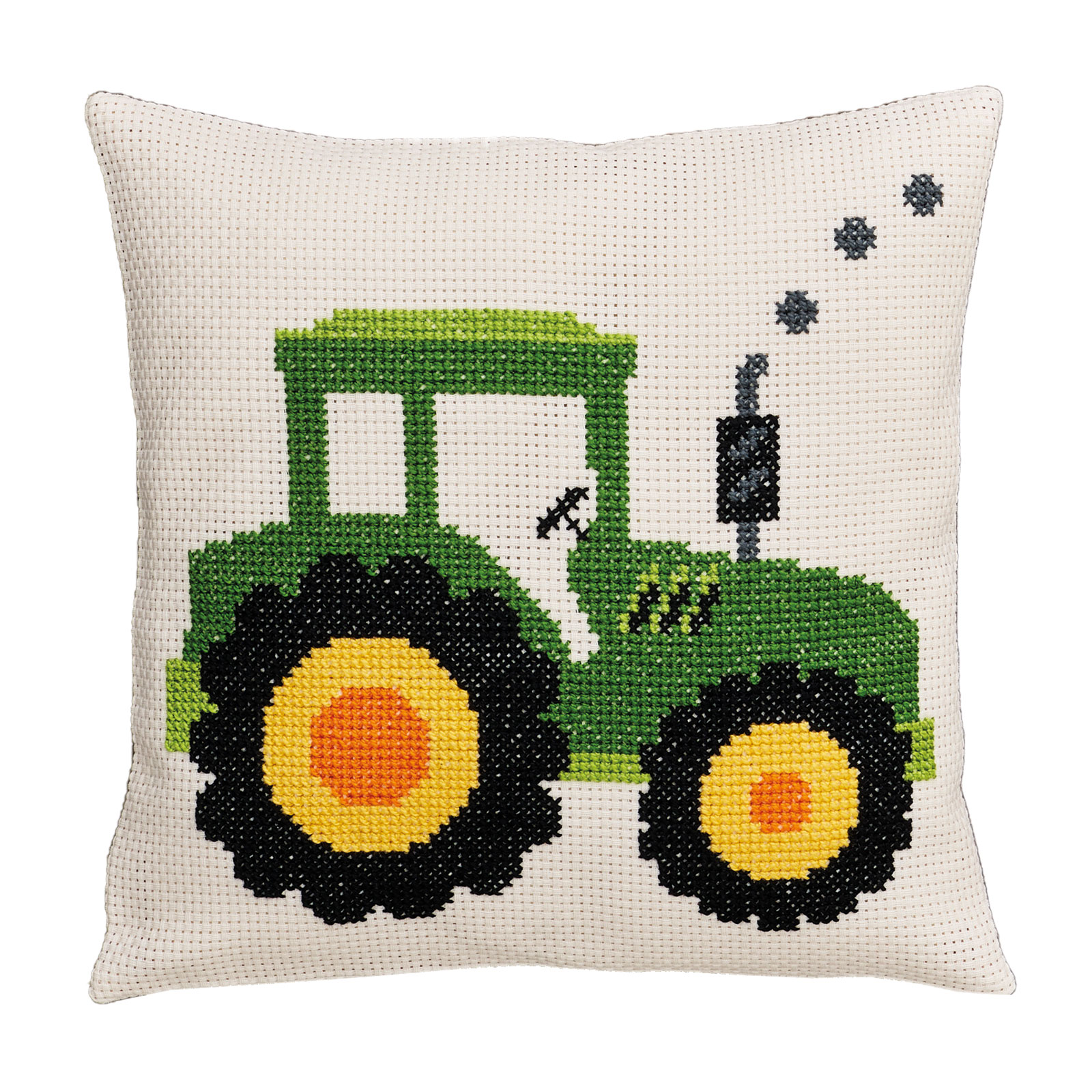 Permin 83-2438 Borduurpakket Tractor 30x30cm - STUK