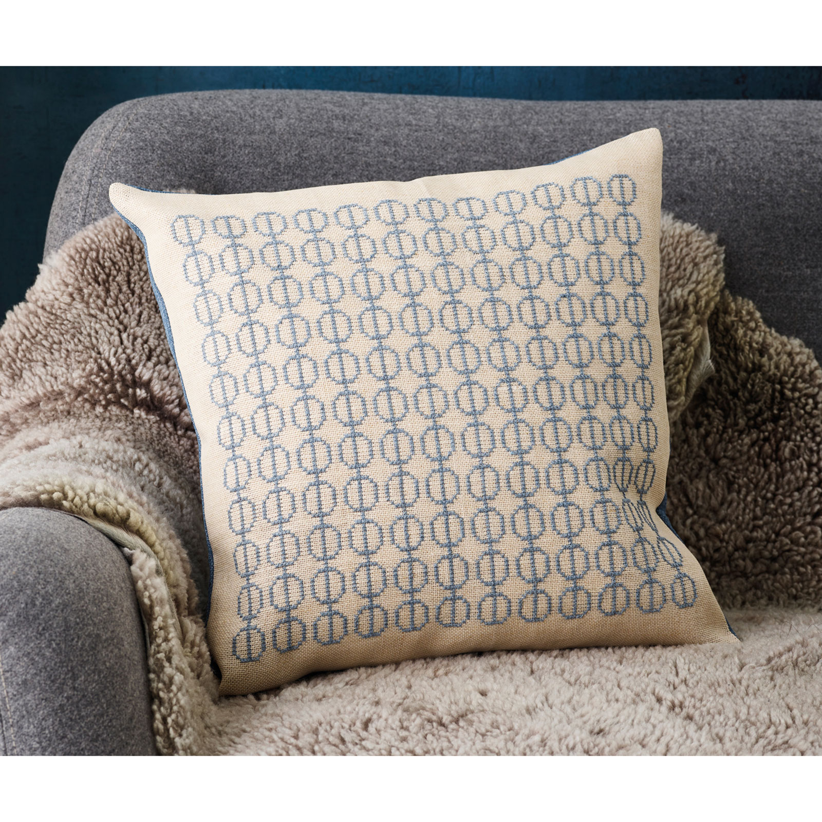 Permin 83-4484 Borduurpakket Cirkels 40x40cm - STUK