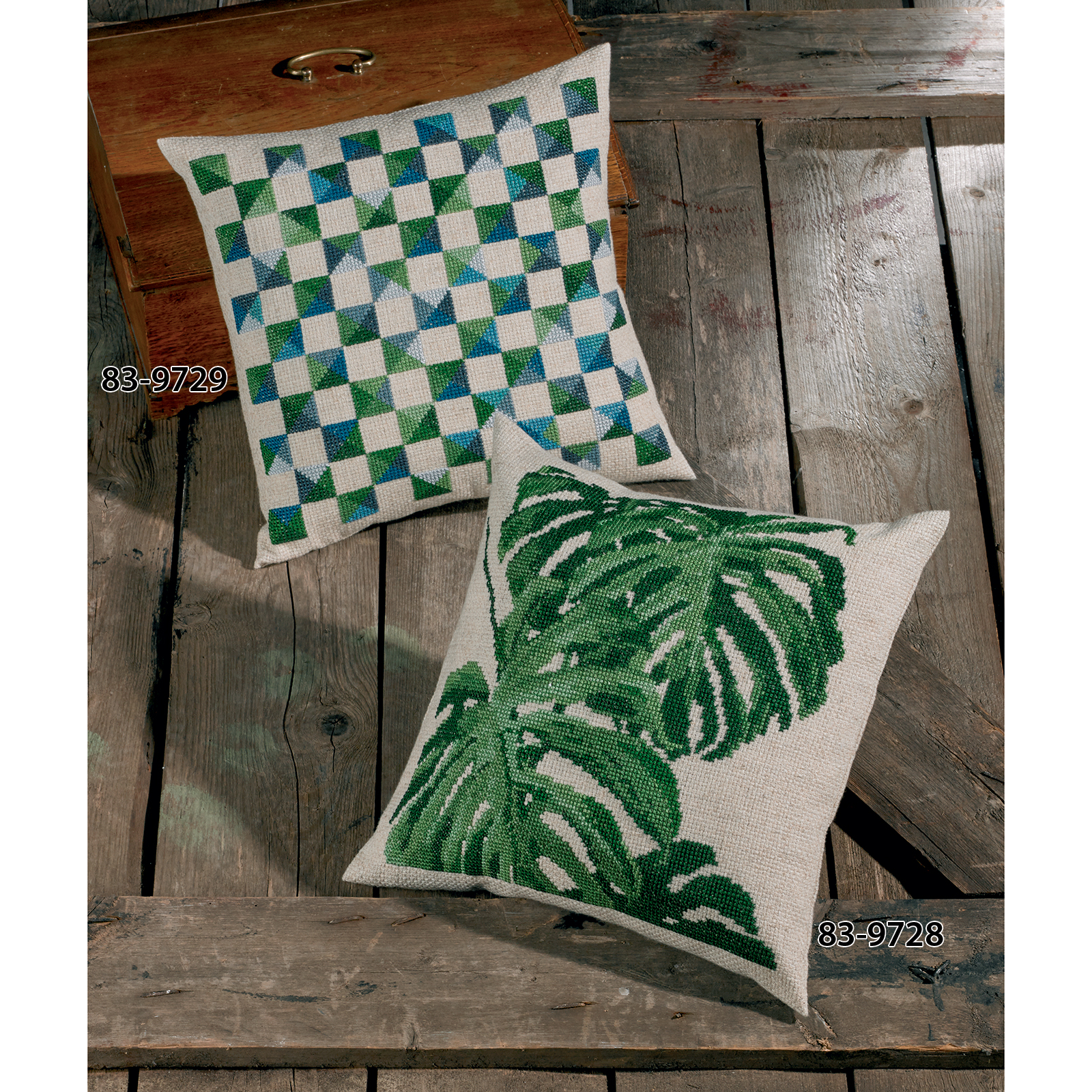 Permin 83-9729 Kussen Borduurpakket Ruder 40x40 cm - STUK